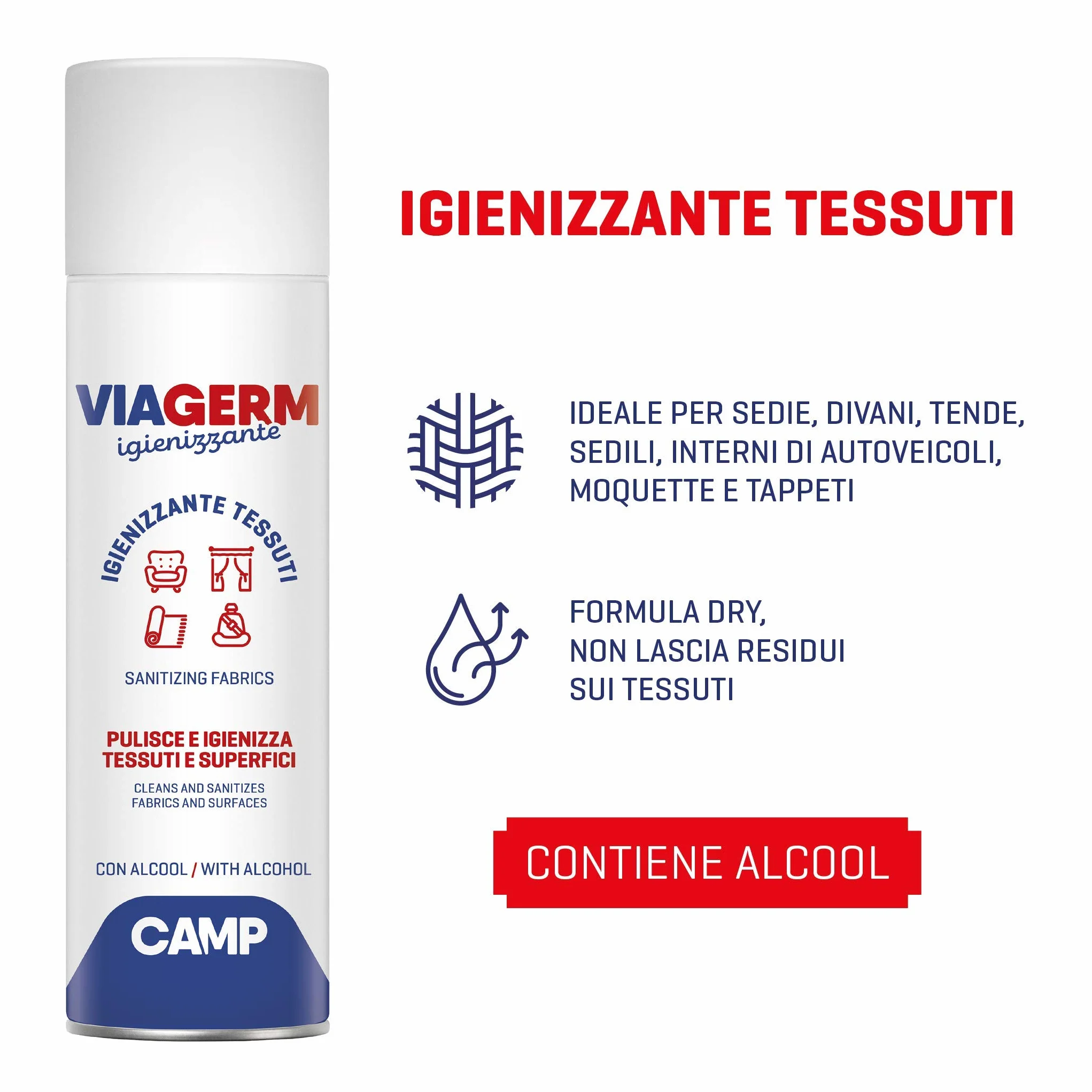 CAMP Viagerm Igienizzante Tessuti Spray 500ml