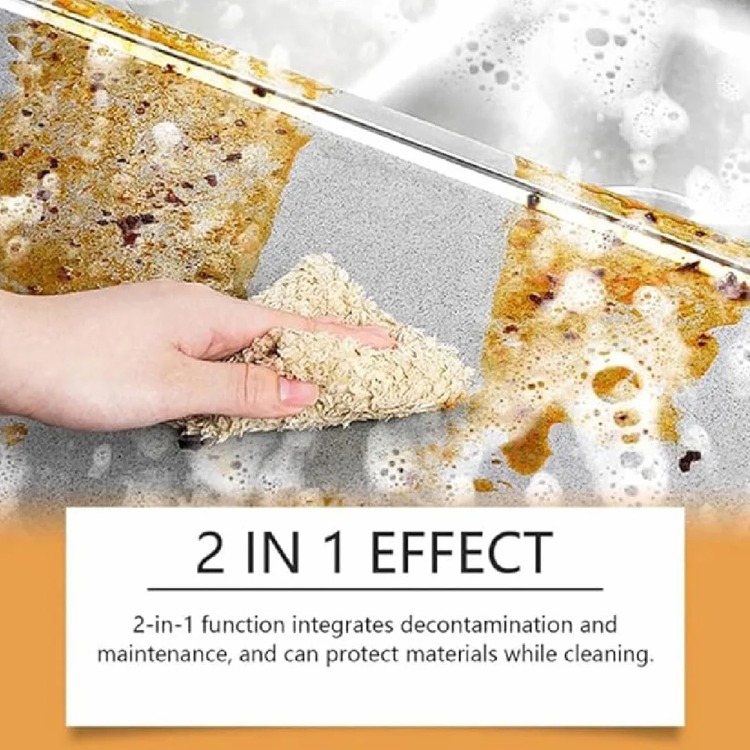 Detergente spray multiuso in schiuma per grassi da cucina e macchie di olio pesanti