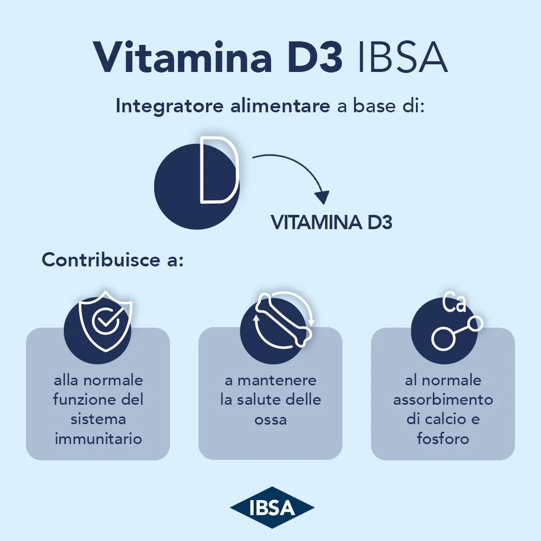 Vitamina D3 IBSA 2000 UI - 30 Film Orodispersibili