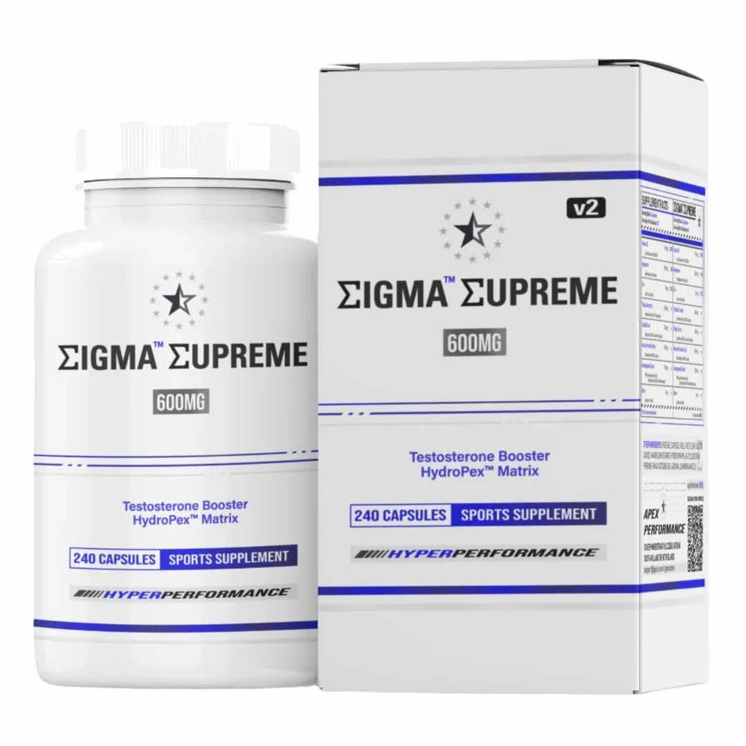 Sigma™ - Supreme Testosterone Booster - 240 Capsule - Protocollo da 2 a 4 Mesi - Turkesterone Europe®