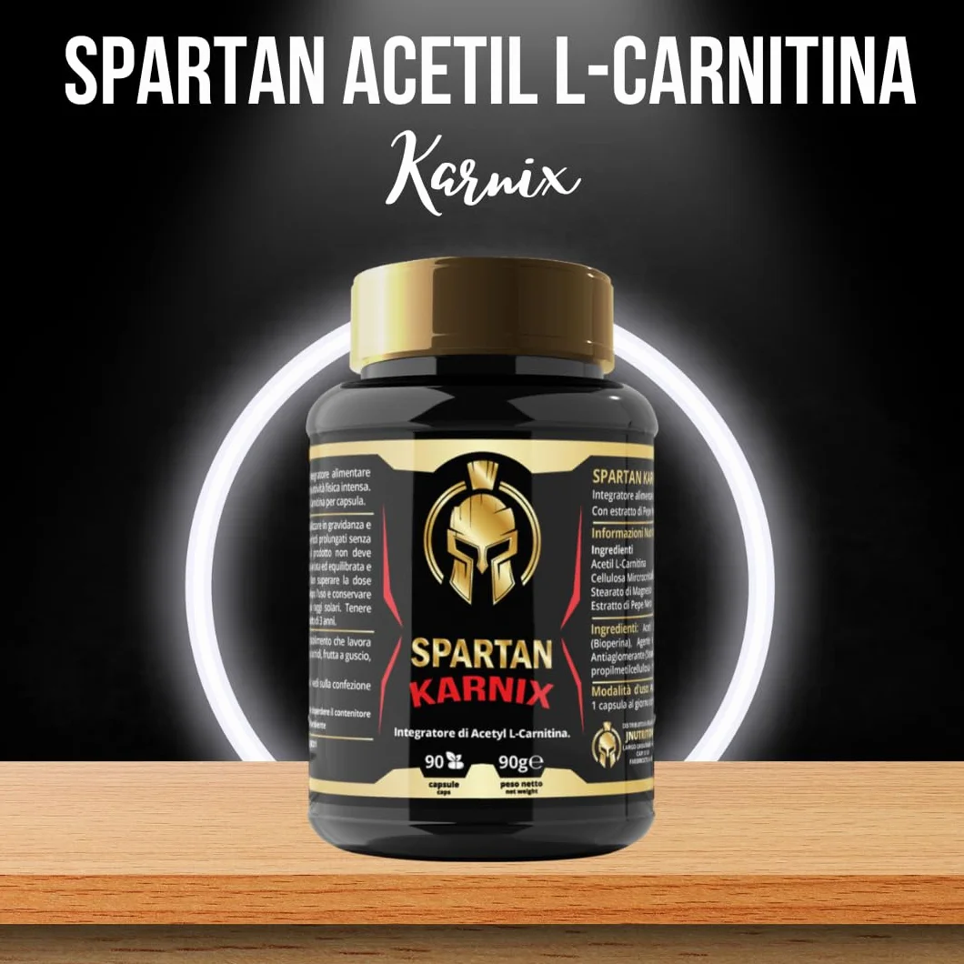 Karnix Acetil L-carnitina con capsula vegetale 1grammo di altissima qualità.