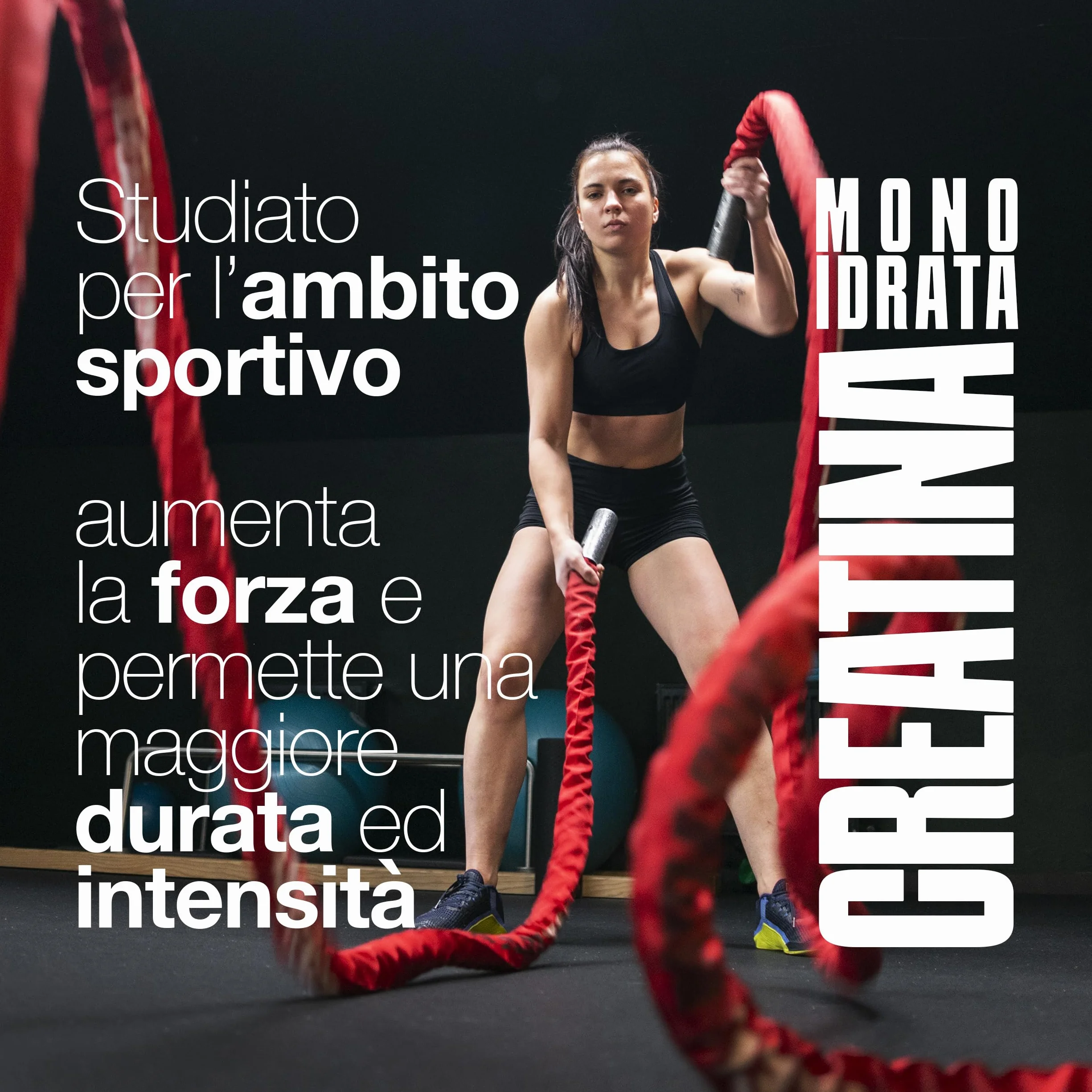 Creatina Monoidrata 120 Compresse 3000mg per dose, Creatine Monohydrate per Massa Muscolare, Pre e Post Workout, Made in Italy, Vegan