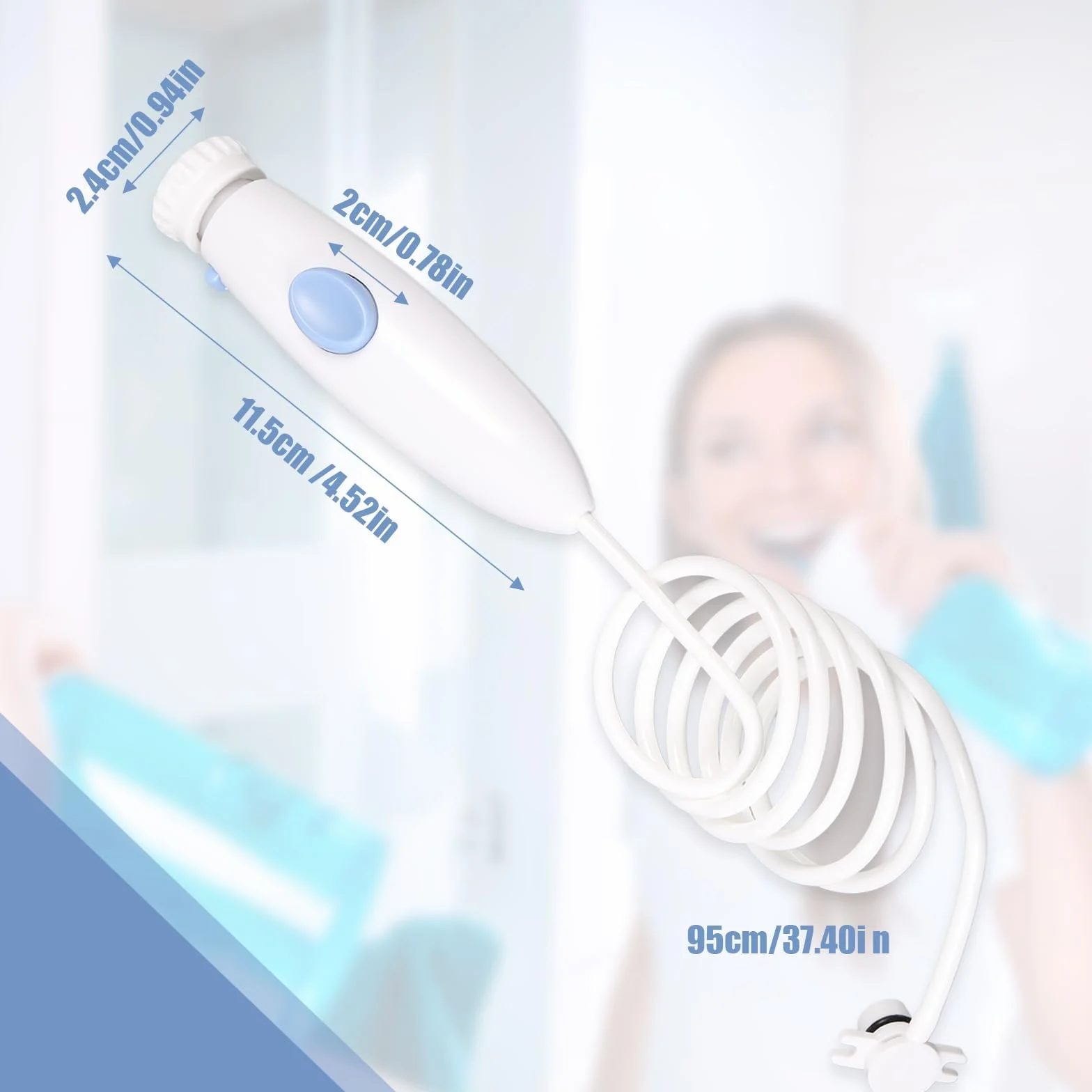 Waterpik WP-100, WP-450, WP-660, WP900 Maniglia di Plastica per Irrigatore Orale - Bocchini di Ricambio e Accessori per Igiene Orale