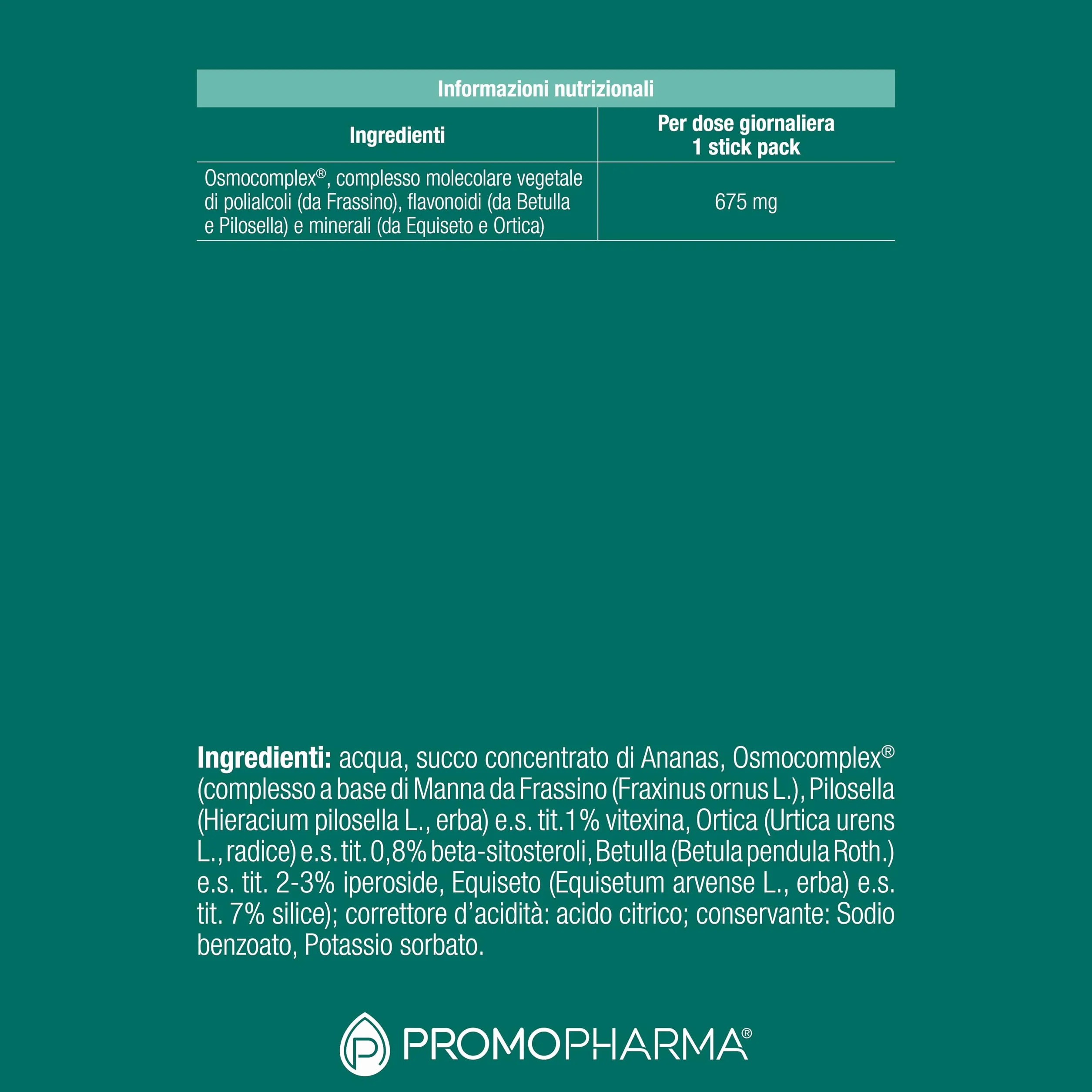 Xanadren MD Integratore Alimentare Betulla Pilosella Equiseto Ortica Drenante Diuresi Ananas 10 Stick 15 ml