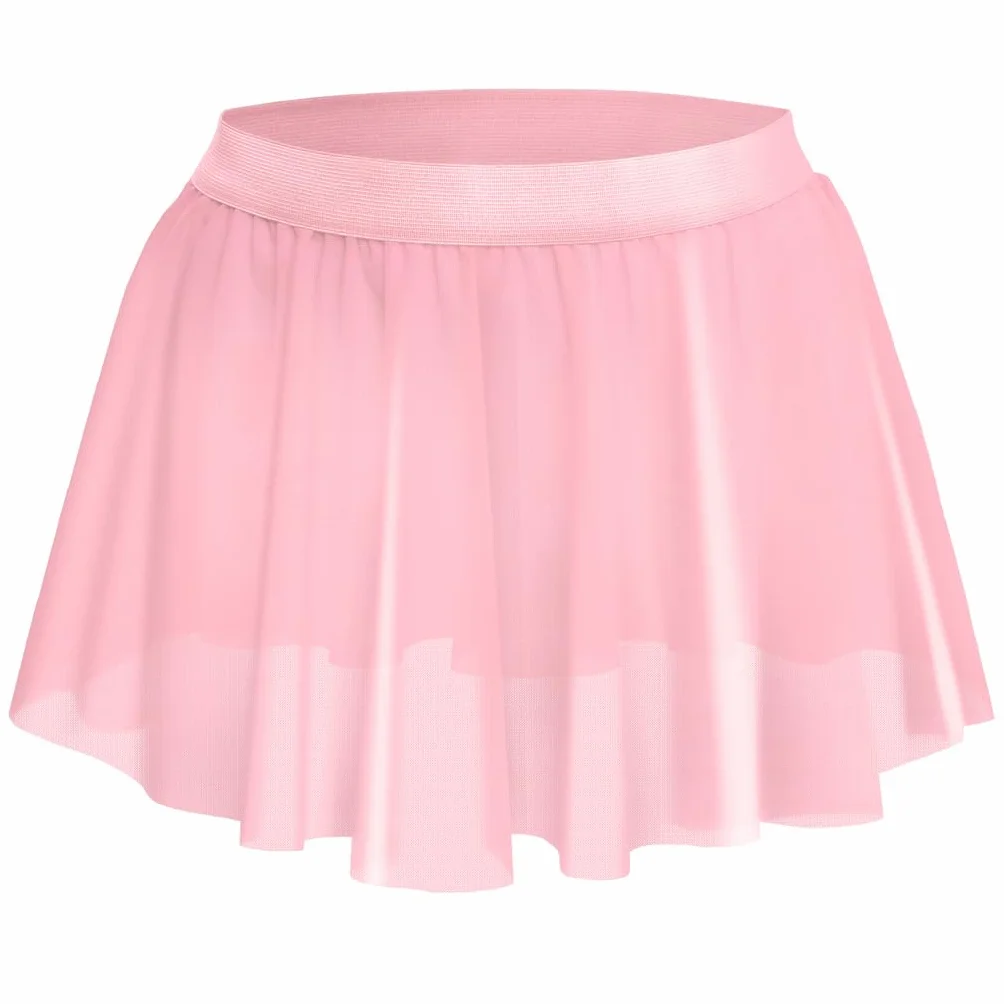 Bommi Fairy Mutandine sexy da uomo Sissy Knickers Mesh Slip stretch vita bassa gonna piatta Hot Dress biancheria intima
