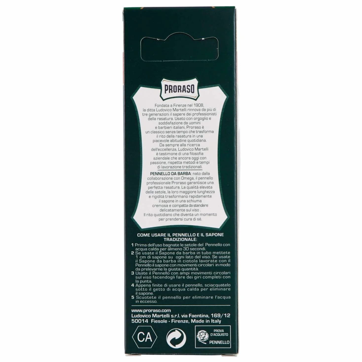 Proraso Pennello di Barba Professionale