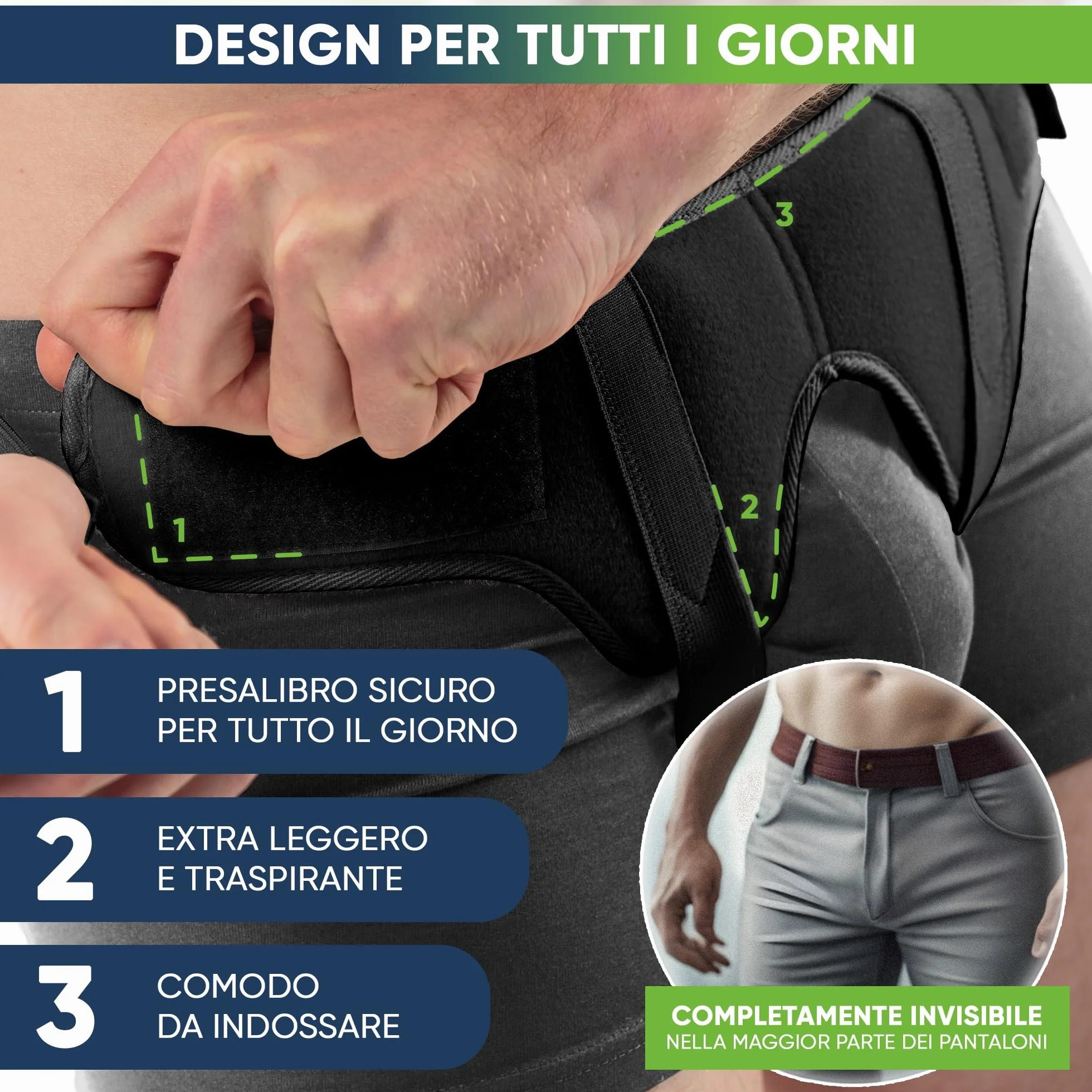 aHeal Mutande per ernia inguinale uomo - Slip ernia inguinale uomo con cintura ernia inguinale uomo - Cinto ernia inguinale uomo per sollievo dal dolore - 2: 89.5-97 CM; 35-38.1", Nero
