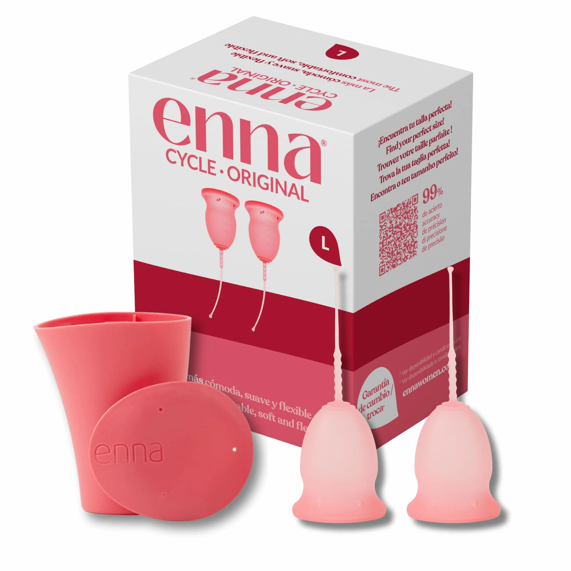 Enna Copa Menstrual T-L 2U+Caj Esteriliz