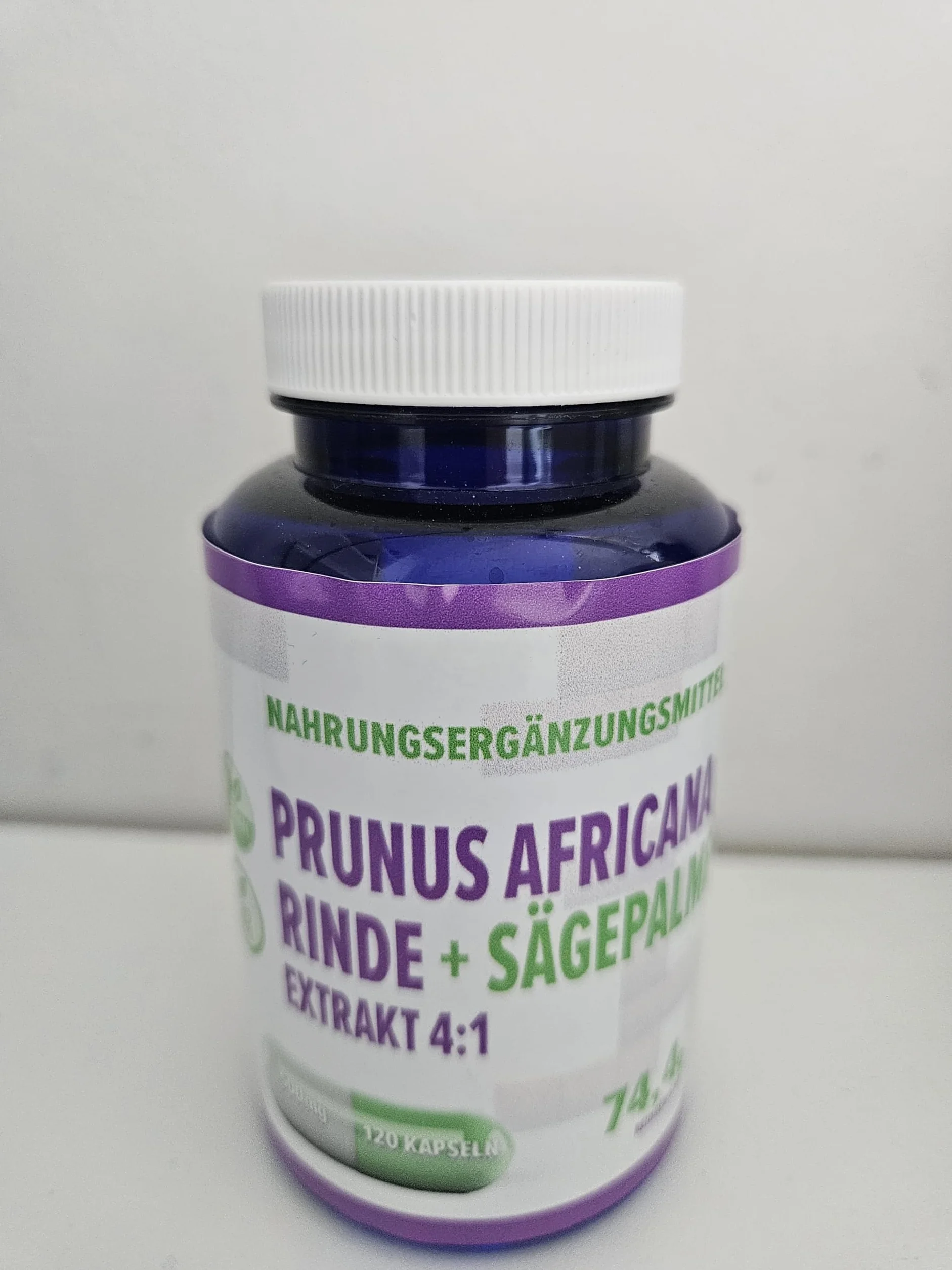 Hepatica Saw Palmetto Serenoa repens estratto 4:1 500 mg 120 capsule vegane