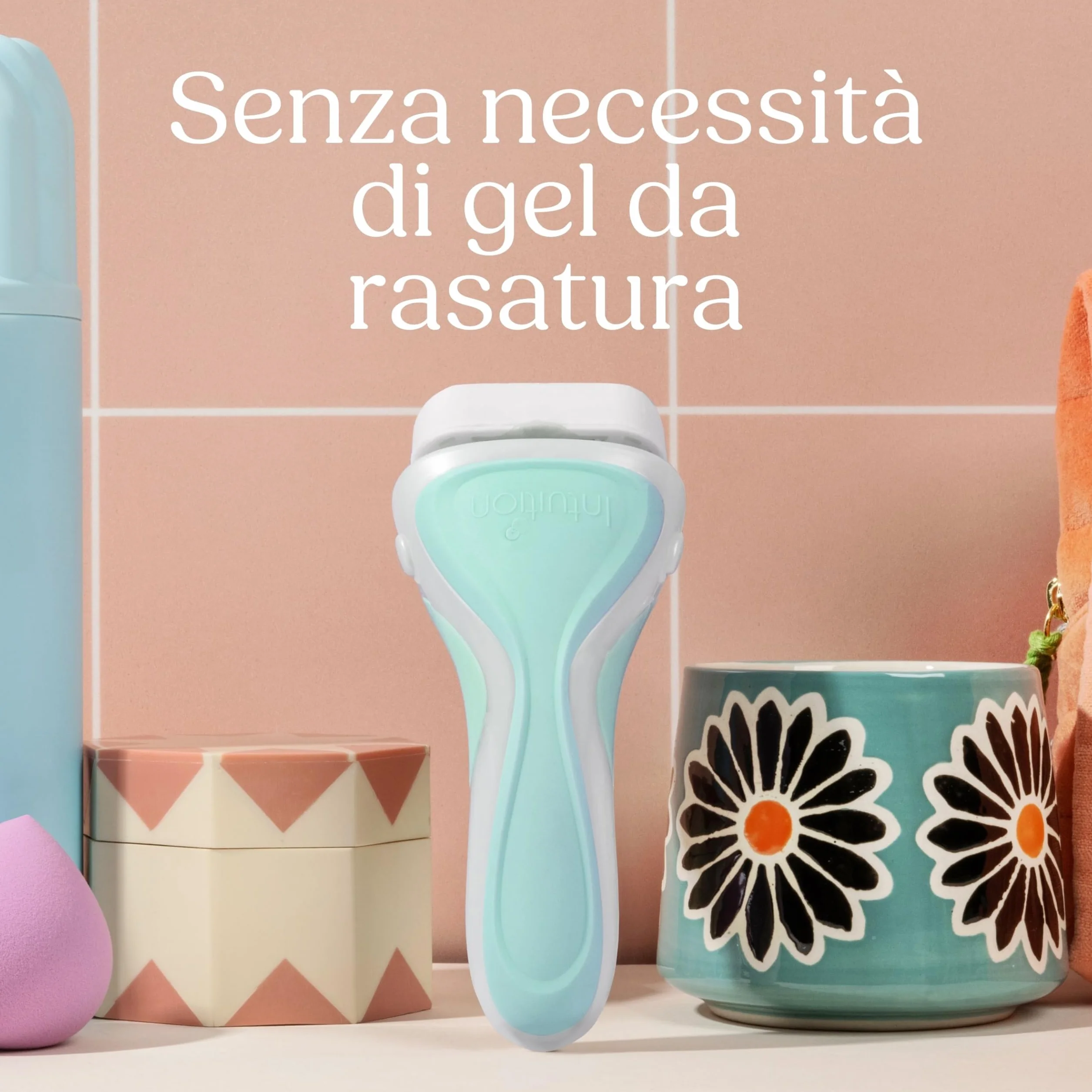 Wilkinson Sword Intuition 2in1 Sensitive Care Rasoio Donna Quadrilama Lame X3