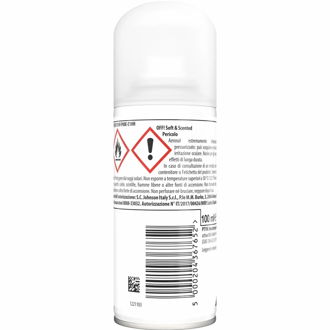 OFF! Soft & Scented Spray Antizanzare Repellente Zanzare 100ml