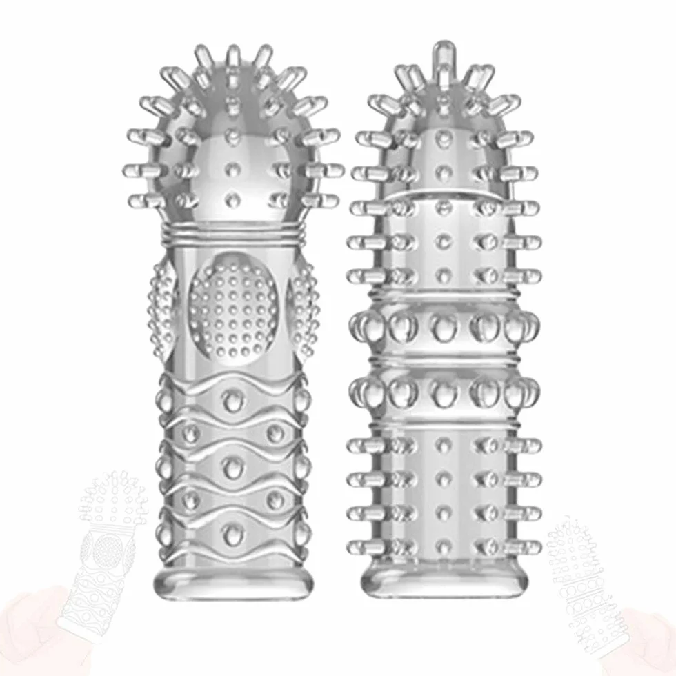 Guanti protettivi in silicone trasparente, guanti igienici