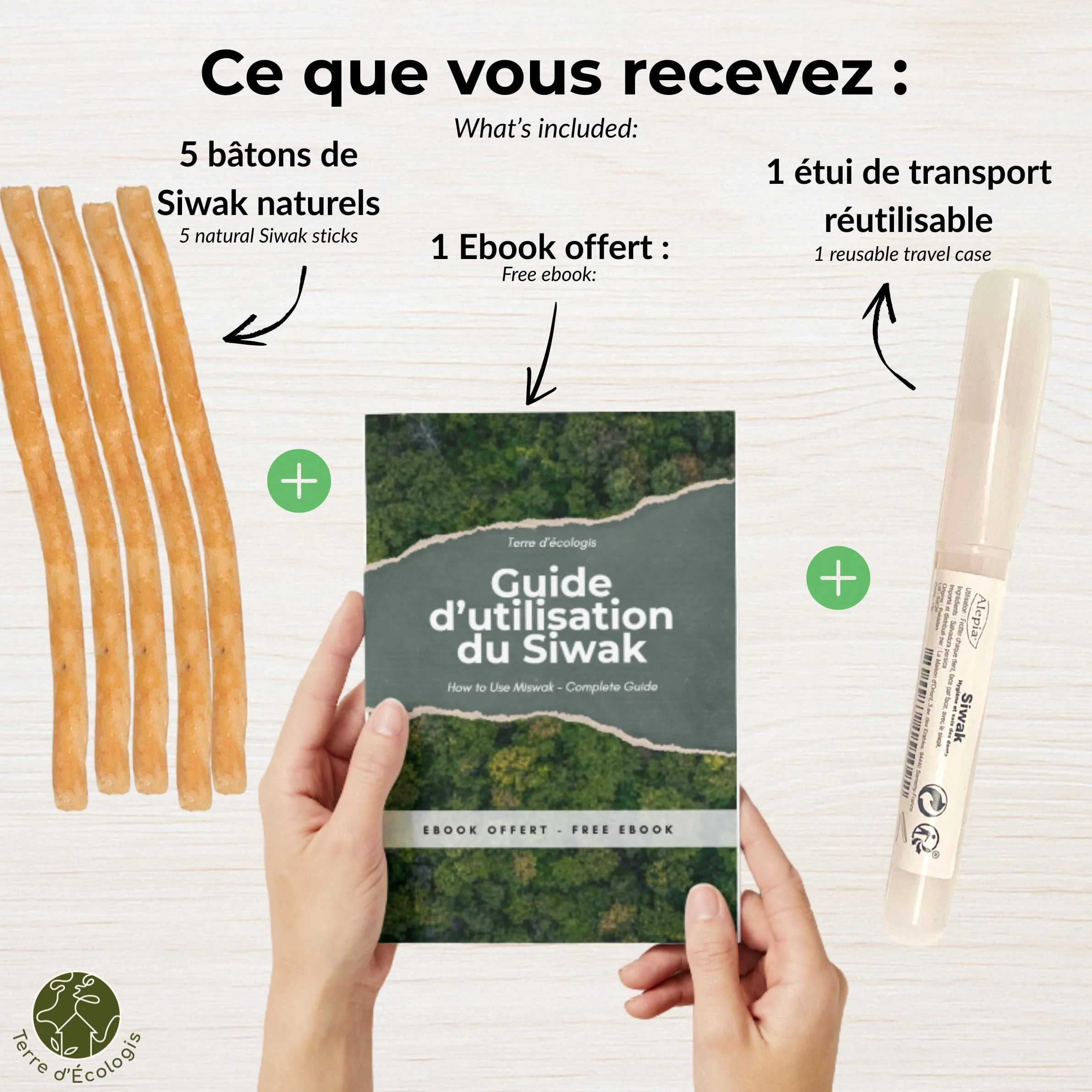 Siwaks Naturali Salvadora Persica - Naturalna Pulizia Dentale, Zero Waste