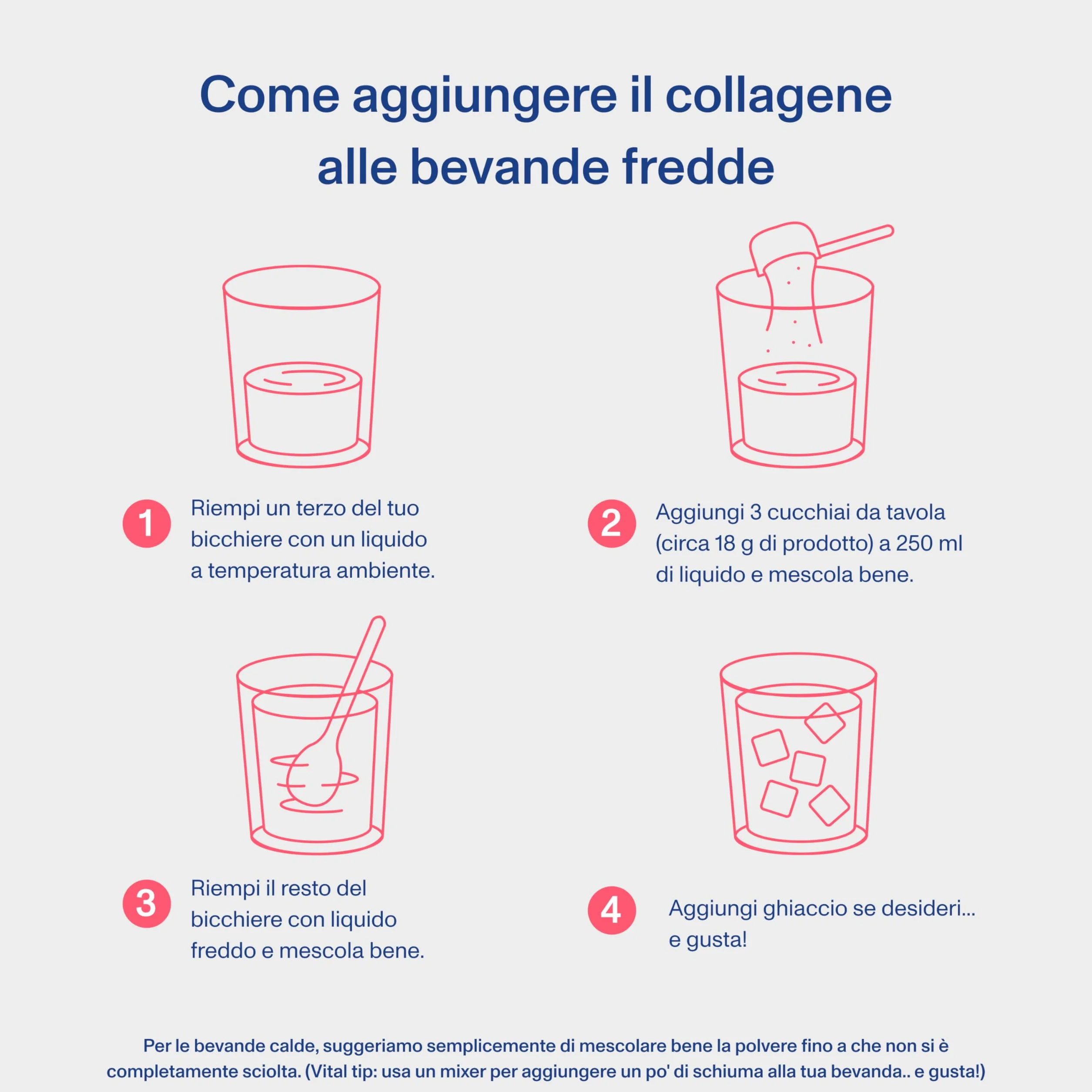 Vital Proteins Beauty Collagen integratore collagene idrolizzato polvere fragola limone 15g peptidi per porzione 271g