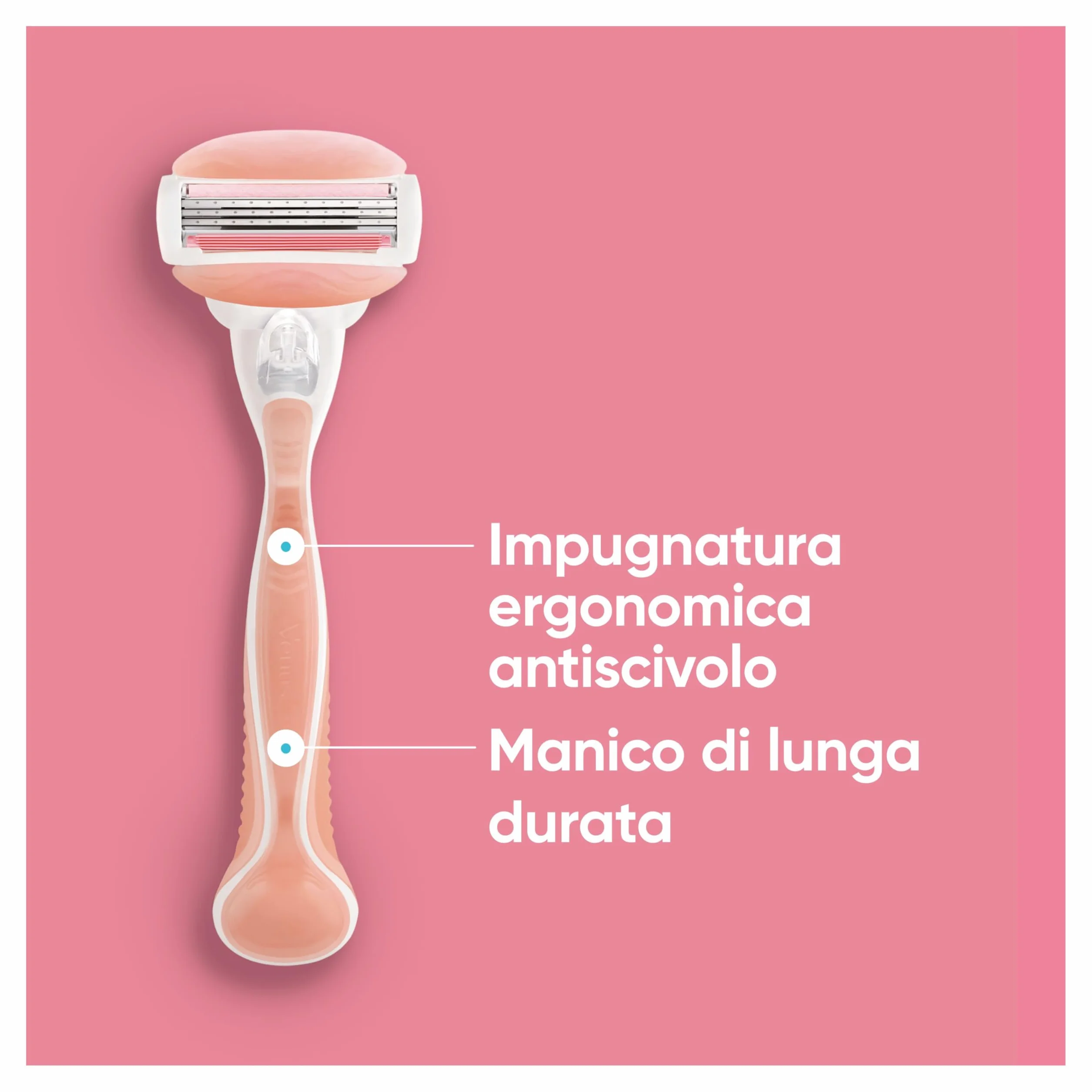 Gillette Venus ComfortGlide Spa Breeze Lamette Di Ricambio, 4 Lamette Di Ricambio, Manico Ergonomico E Supporto Per Doccia