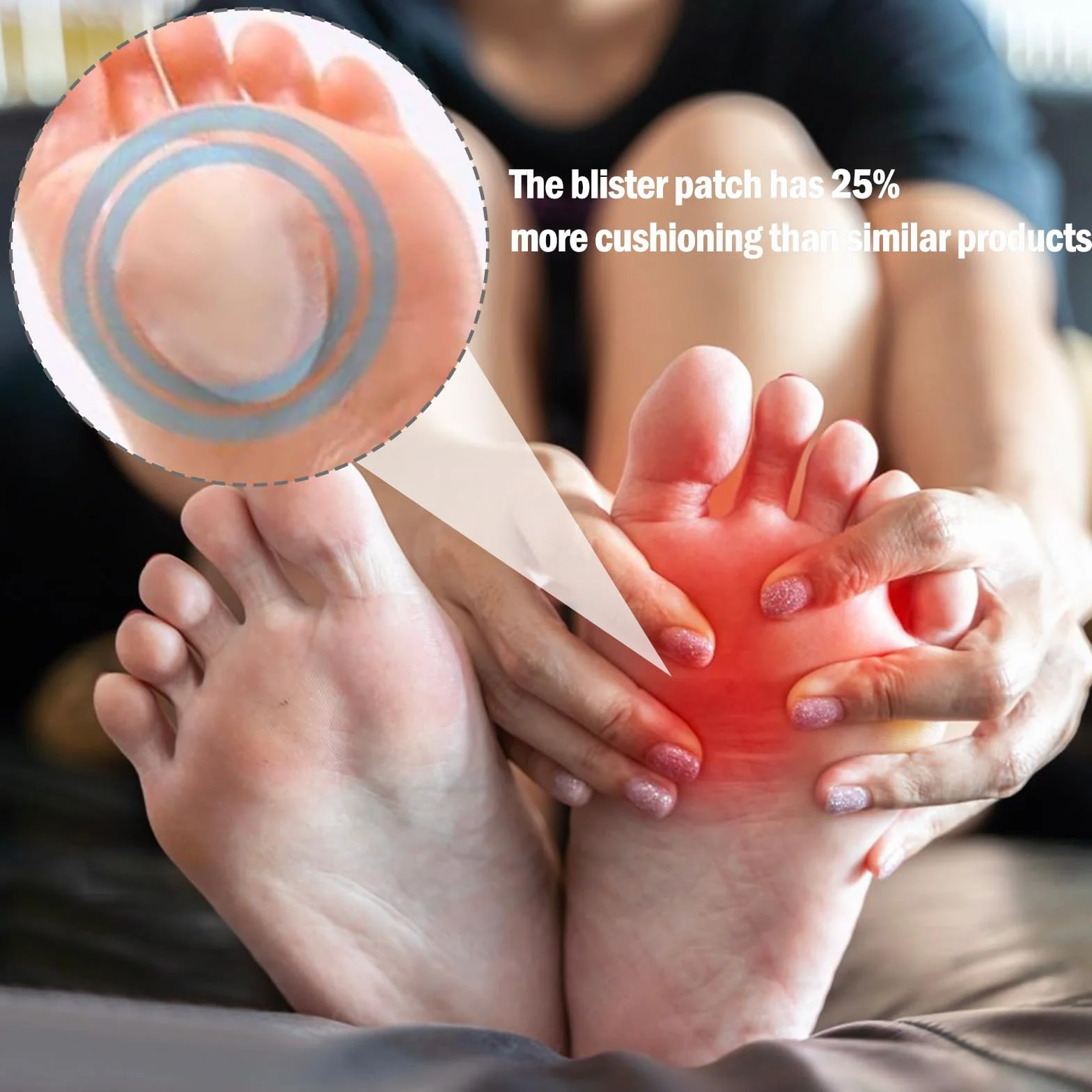 Cerotti per Vesciche Piedi, 24 Pezzi Cerotti Vesciche Talloni, Anti Vesciche per Scarpe Gel, Invisibilità Anti Vesciche Piedi, Adatto per Prevenzione Delle Vesciche del Piede Anti-Frizione del Tallone