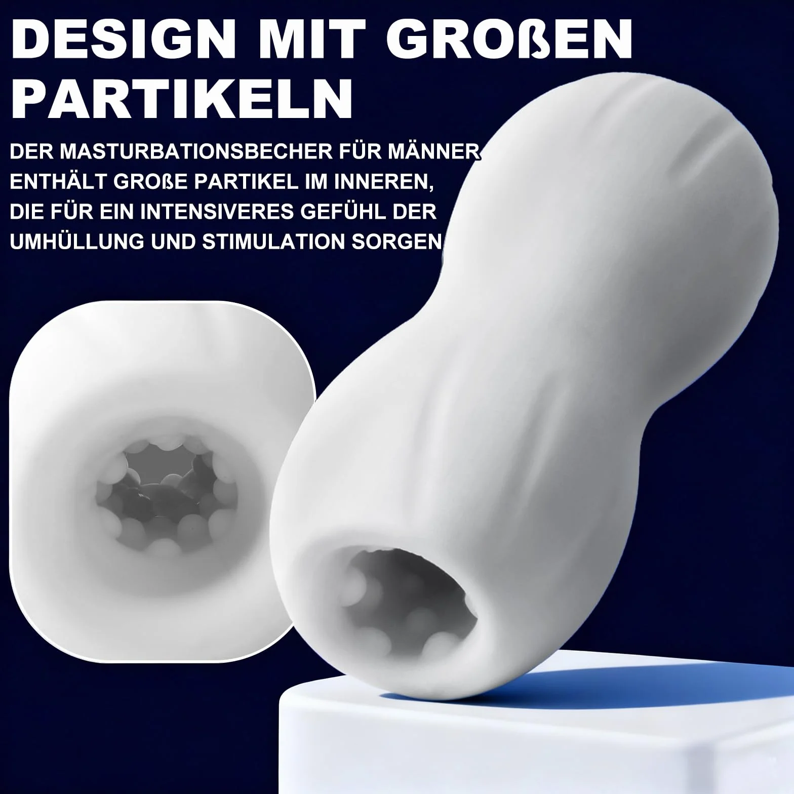 Masturbatore Uomo - Masturbatori Maschili Ultra Elastico Toy con 3D Vagina Finta, Pompino Giocattoli Sessuali, Manuale Objet per Uomini, Masturbatore per Pene Sexytoys Uomo Pocket Pussy