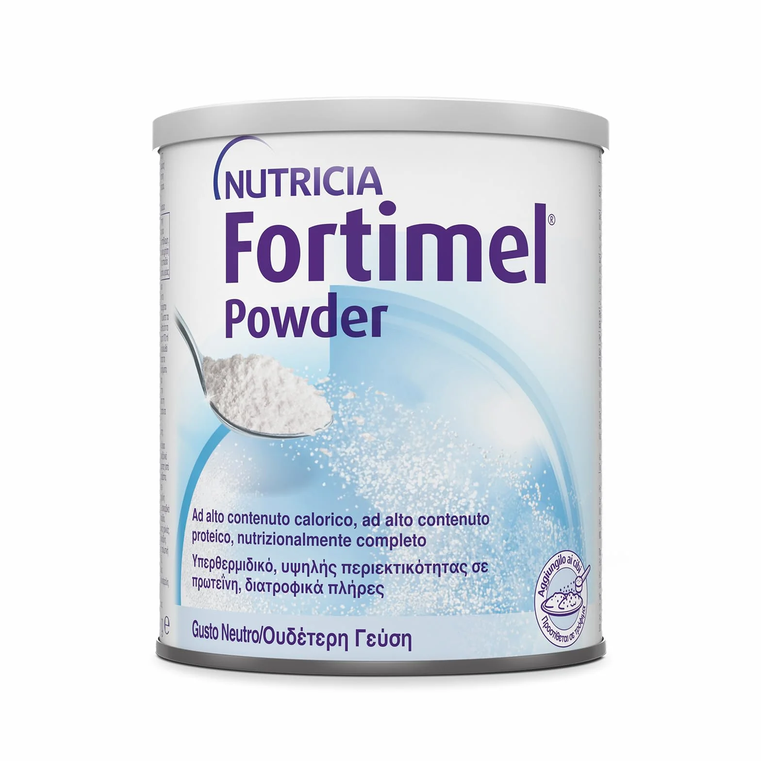 FORTIMEL POWDER - Supplemento in Polvere Ipercalorico e Iperproteico, Nutrizionalmente Completo, utile in caso di Inappetenza e/o Malnutrizione Associata a Patologia, Gusto Neutro - 335g