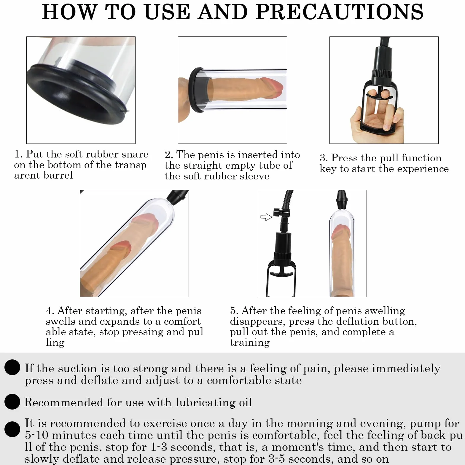 BDSMLOVE pompa per pene con vagina, pompa a vuoto per uomini, masturvatore per uomo, vacuum device estensore per uomo per l'ingrandimento del pene, masturbatore sexy toys