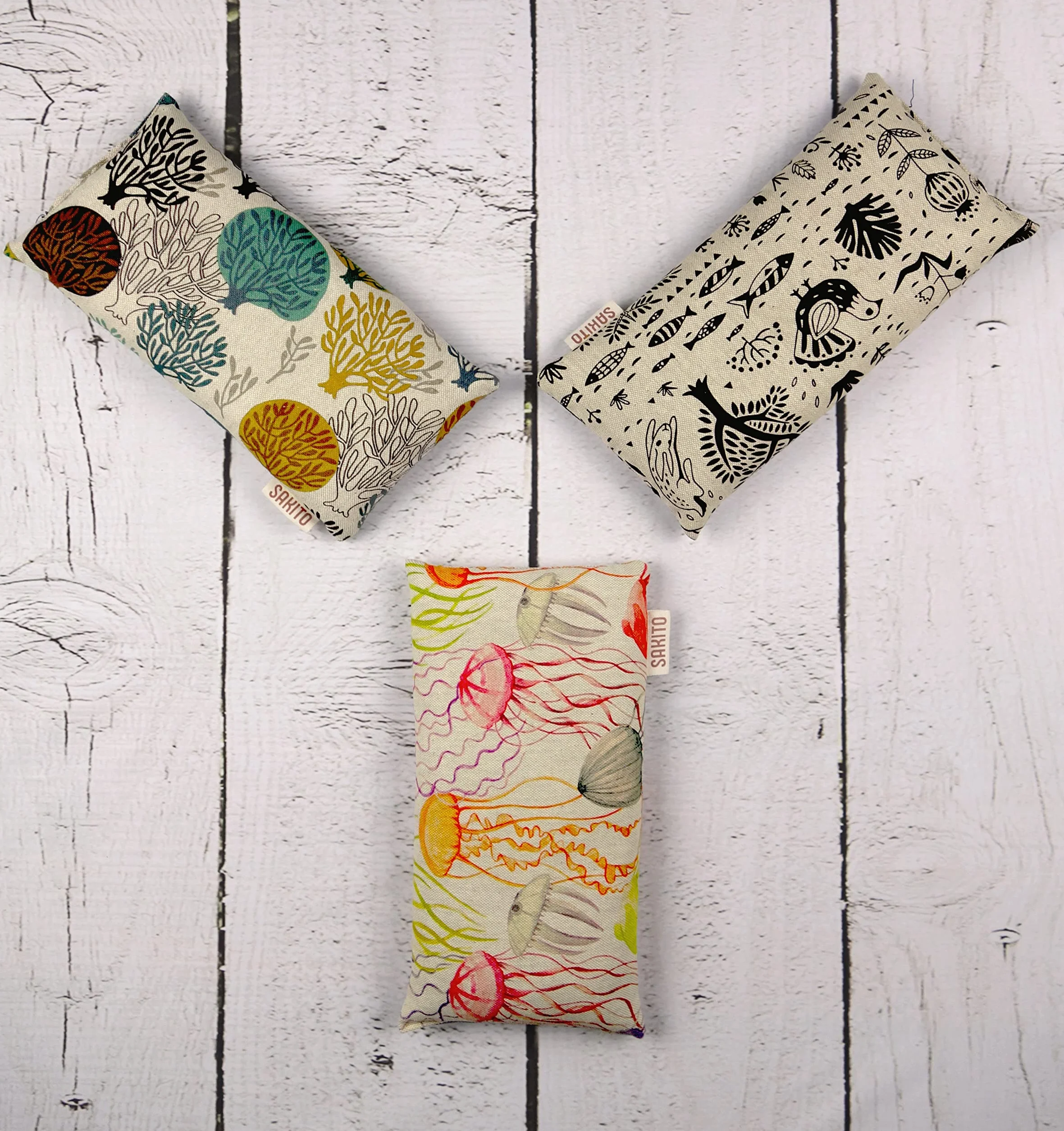 Cuscino Termico Microonde (25x12 cm) - Cuscino Riscaldabile Naturale per Dolori Mestruali - Utilizzo Caldo o Freddo - Elevata Ritenzione del Calore - Tessuto di Qualità - Profumo di Lavanda