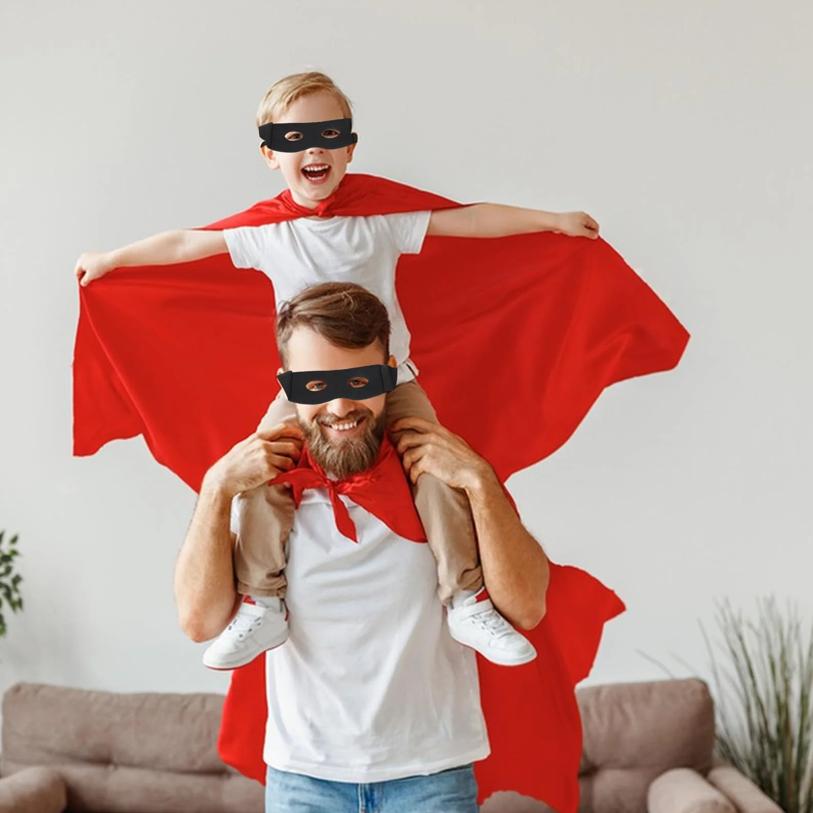 Maschera per gli occhi di carnevale nera per uomo e donna, accessorio costume raveparty