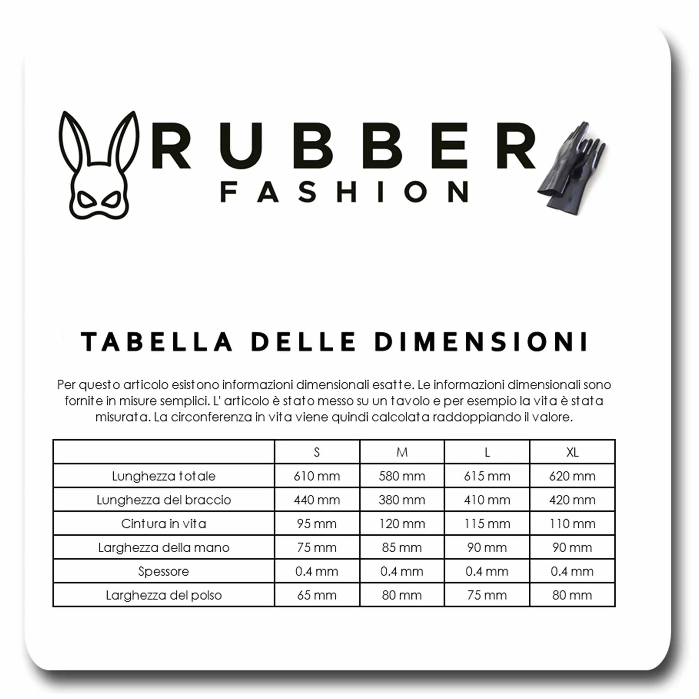 Rubberfashion Guanti in lattice lunghi fino al gomito per donne e uomini, coppia