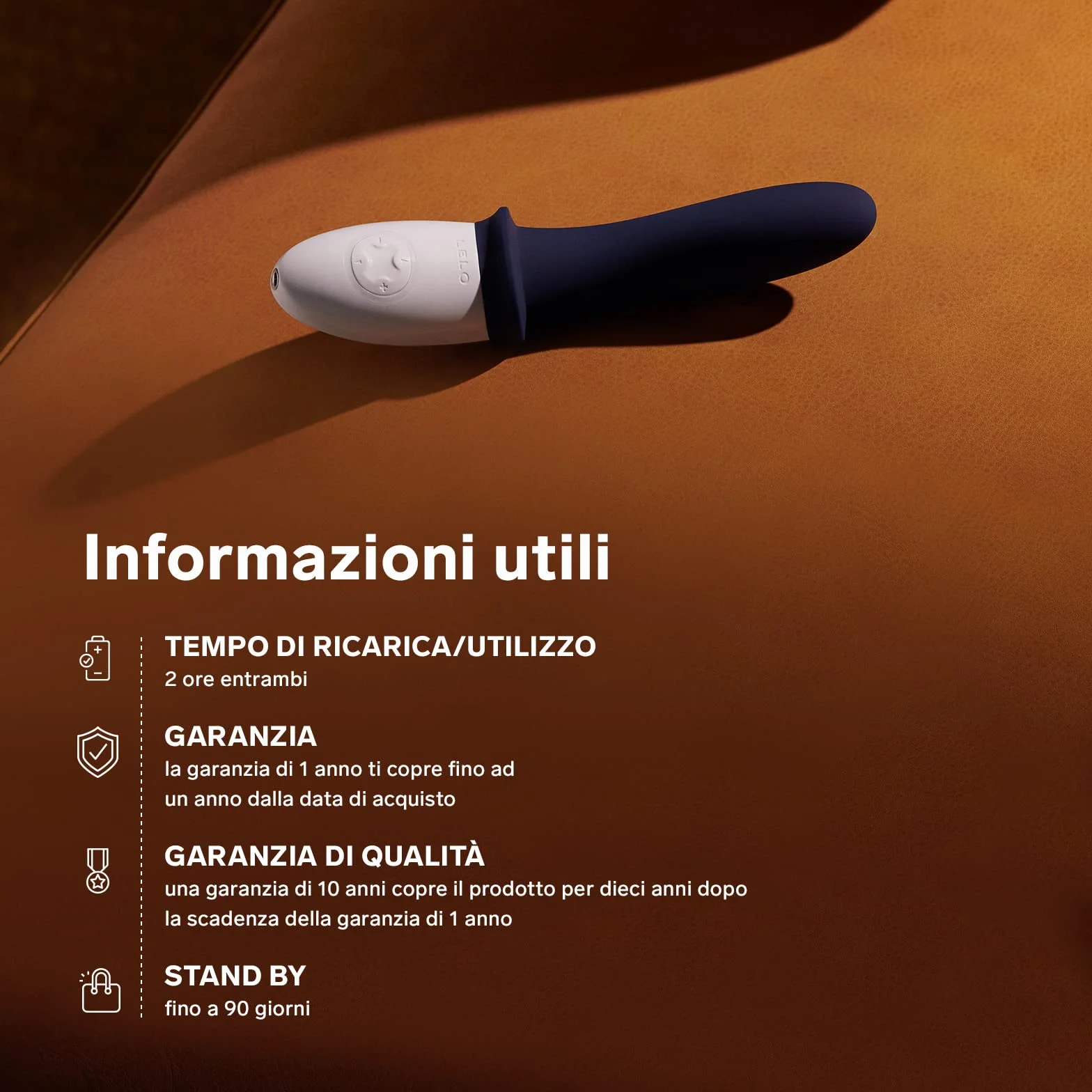 LELO BILLY 2 Massaggiatore Prostatico, Stimolatore Impermeabile per l’Uomo, Sex Toy Liscio e Ricaricabile per il Punto P, Vibratori anali, Nero