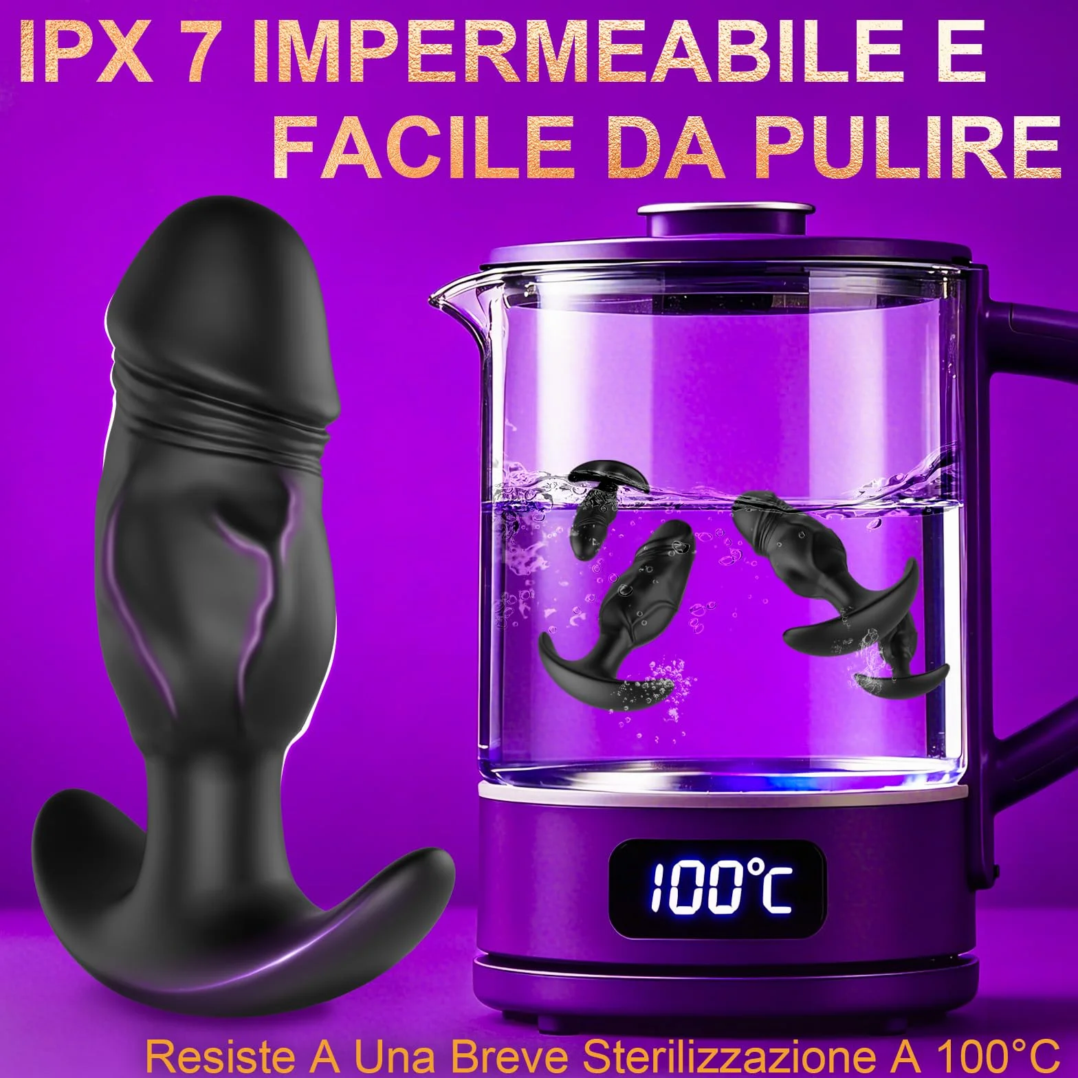 4PCS Plug Anale Dilatatore Donna Uomo Dildo Anale Dilatatore Sex toys Anal Plug Sexytoysys Donne Coppia Uomo Silicone Butt Plug Analesex Kit Anali Toys Sessuali Per Donne