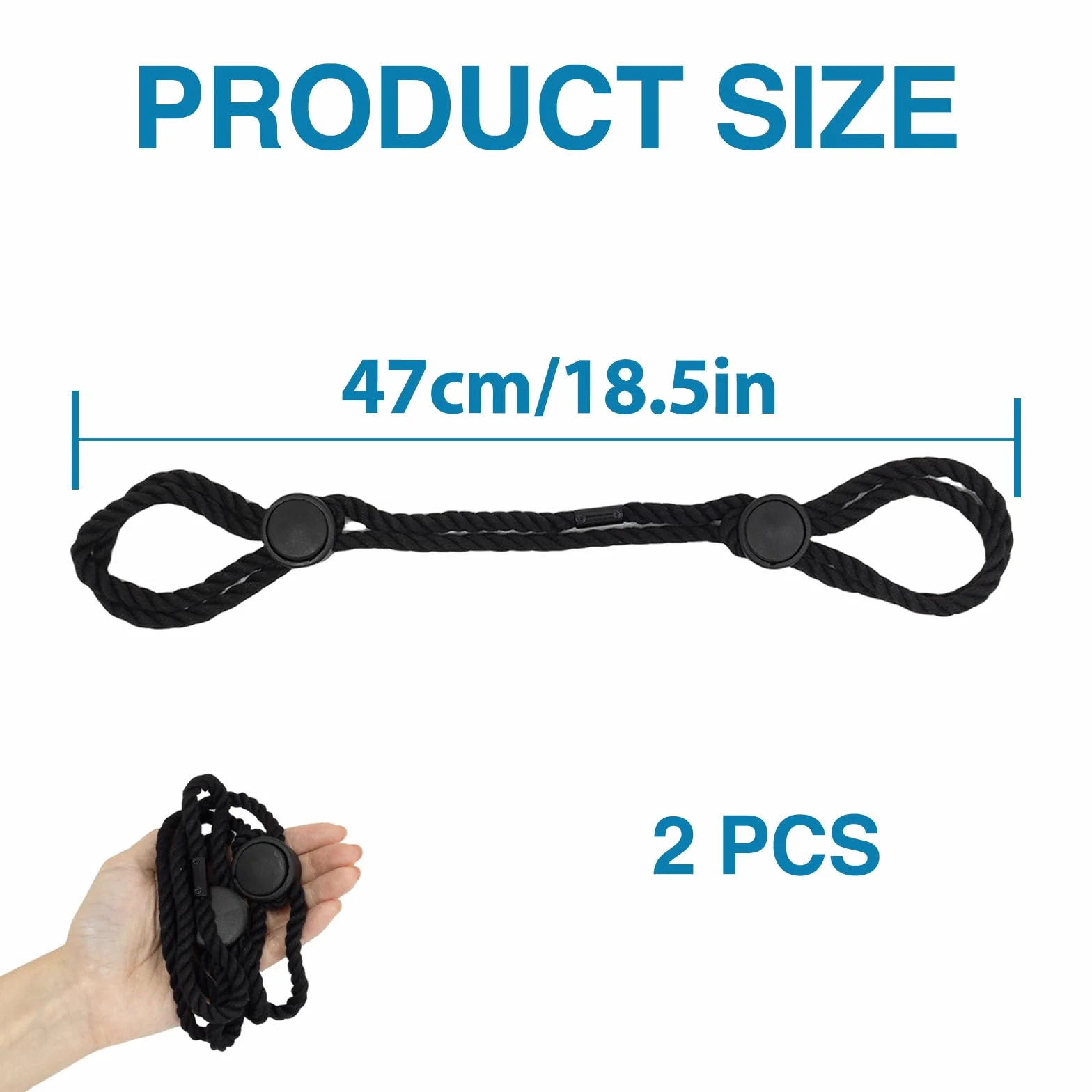 BDSM Bondage Kit Einstellbare Handgelenke und Knöchel Fesseln Seil Manette