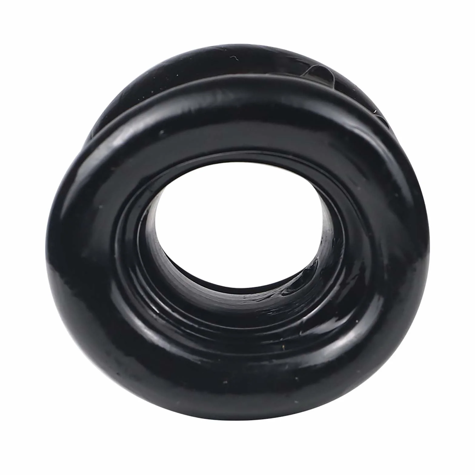 Set di stretching con anelli elastici leggeri e resistenti, anelli morbidi per esercizi da uomo - E65IT (Black)