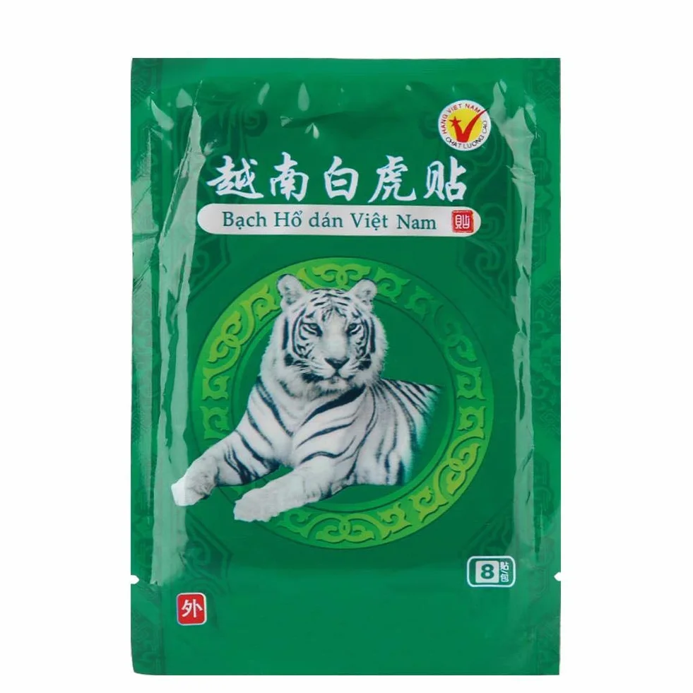 Cerotti per Dolori Muscolari ed Articolari Balsamo di Tigre Bianco 8 Pezzi