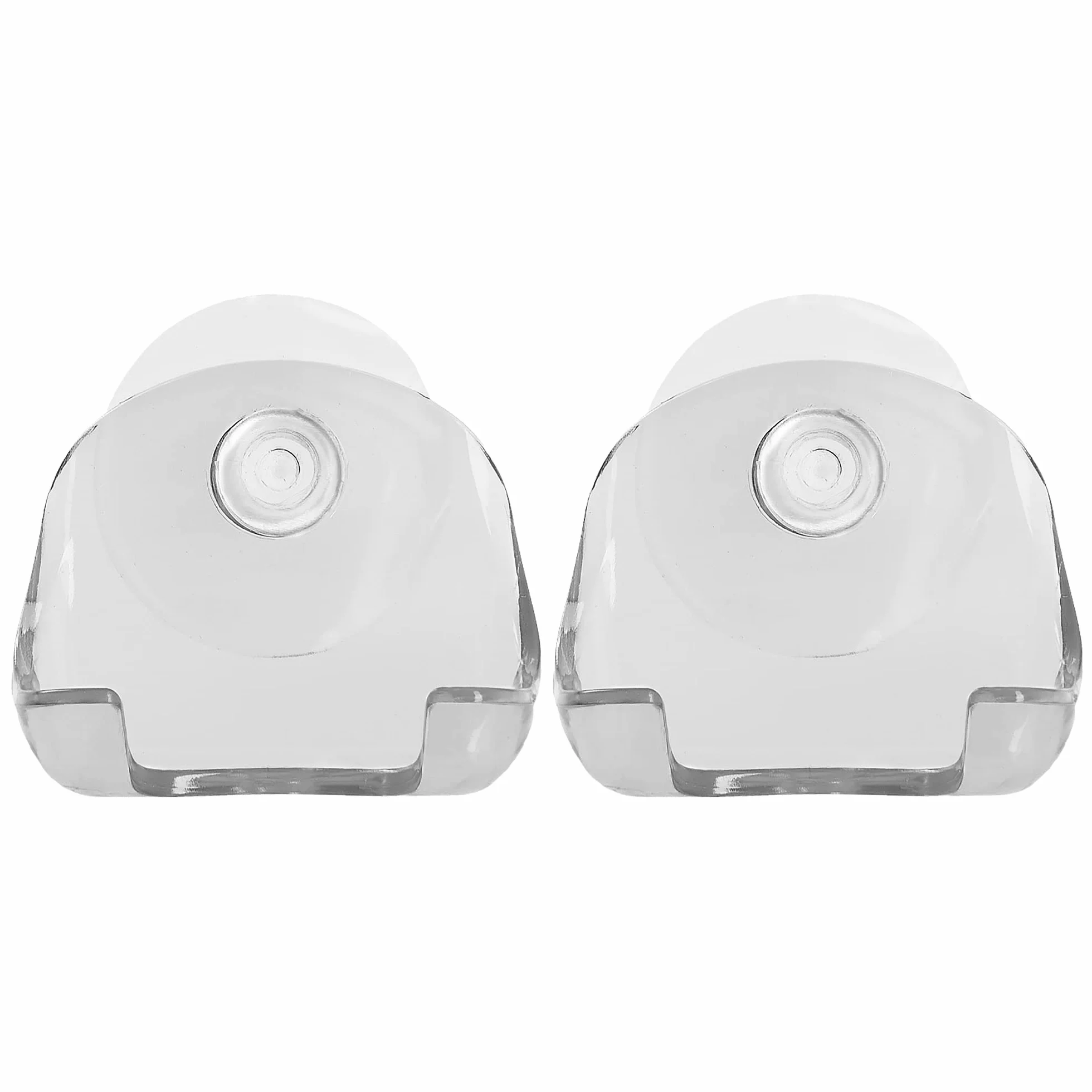 kwmobile Porta Rasoio a Ventosa - 2X Supporto Porta Lametta Universale da Parete - Organizer Universale Bagno per rasoi Gancio da Appendere - No Trapano