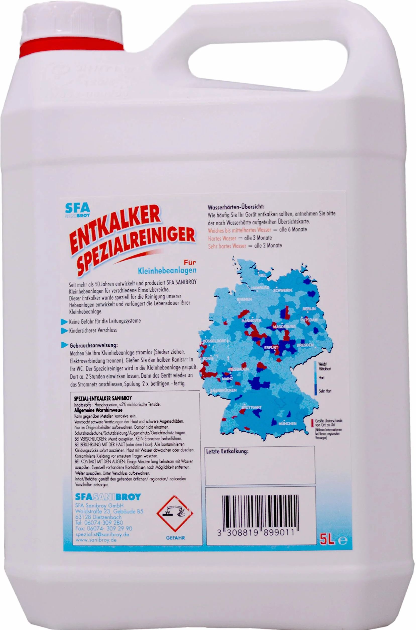 SFA Liquido anticalcare 5 Litri Sanitrit