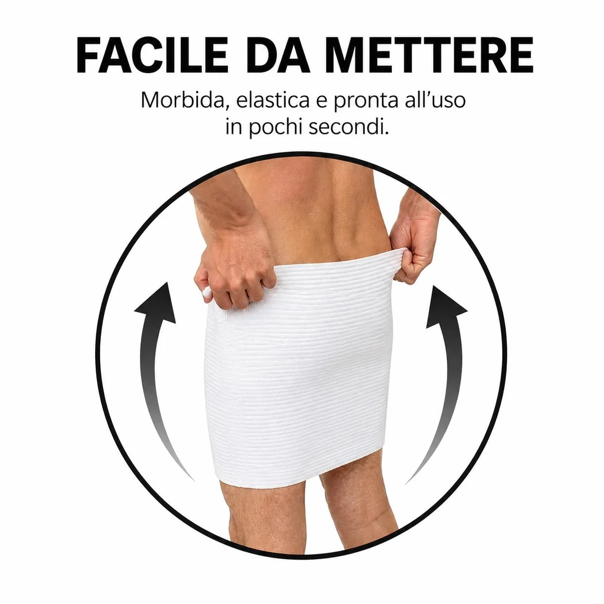eMMe SQUARE - Fascia Lombare Estiva in Cotone Traspirante Unisex – Pancera Contenitiva, Supporto Schiena Addominale Elasticizzato Made in Italy – Ideale per l'Estate (L)