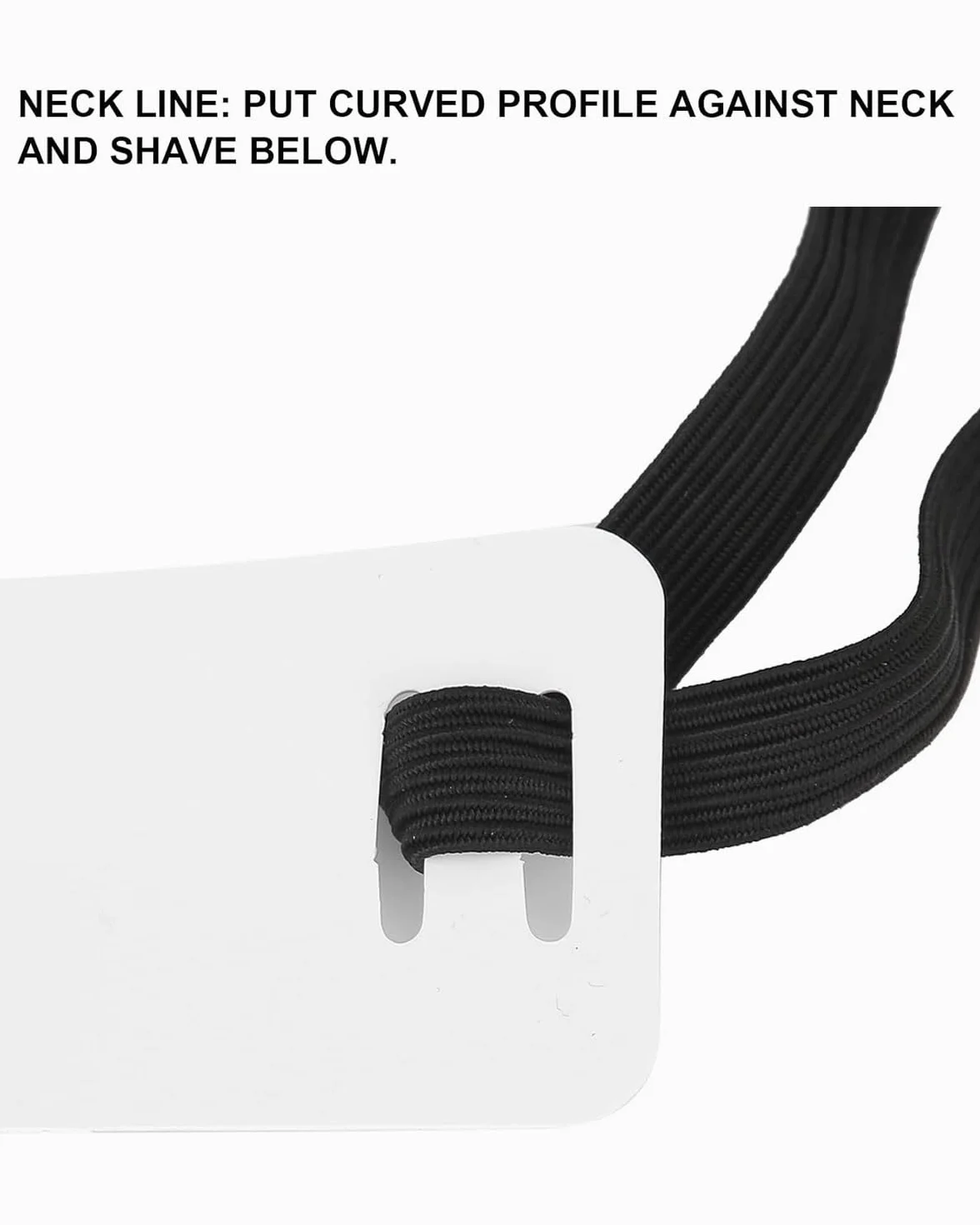 Sagoma per Barba Trimmer Guida Rasatura Strumento Modellare Ritaglio Flessibile Baffi