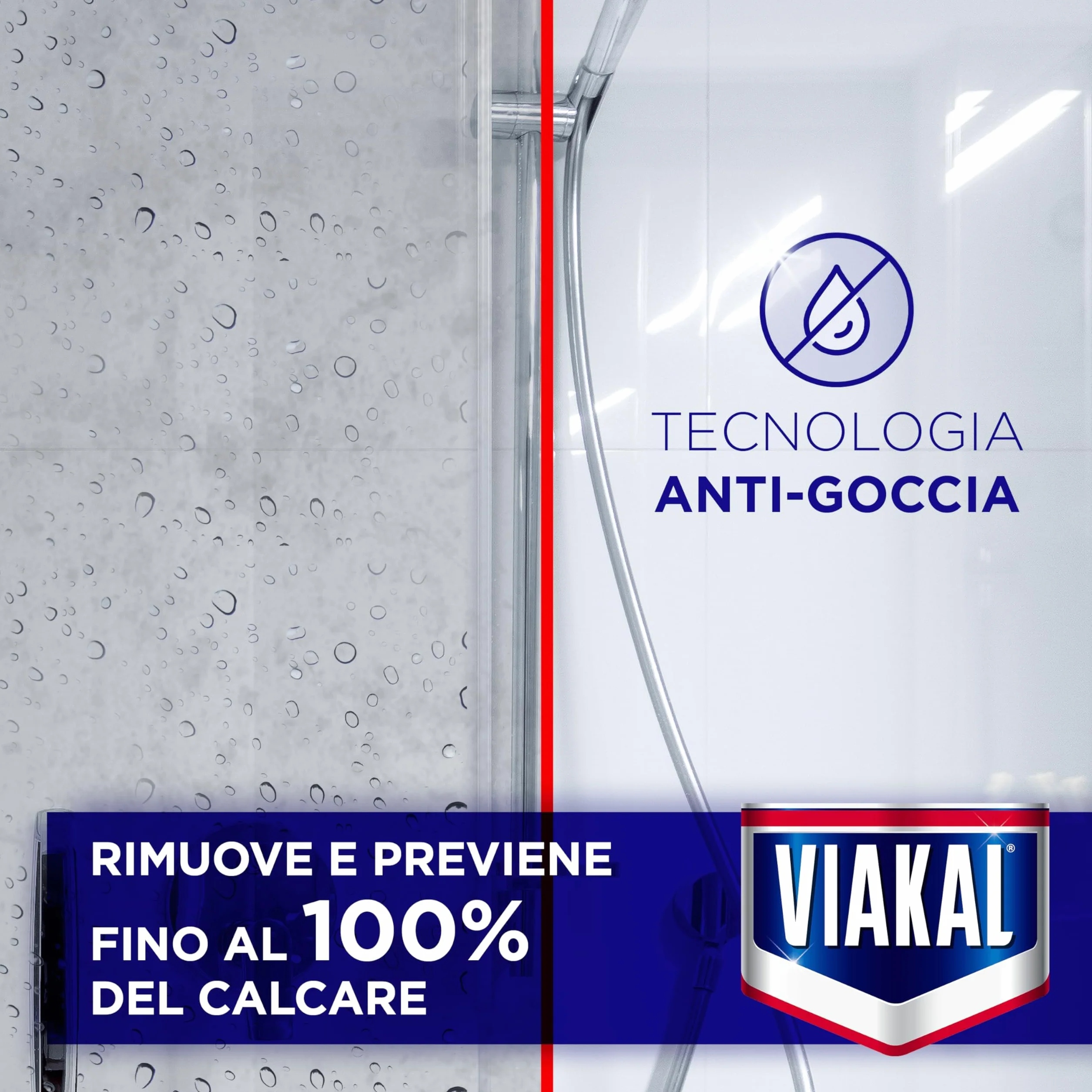 Viakal Classico Spray Anticalcare 4x800ml Anti-gocce