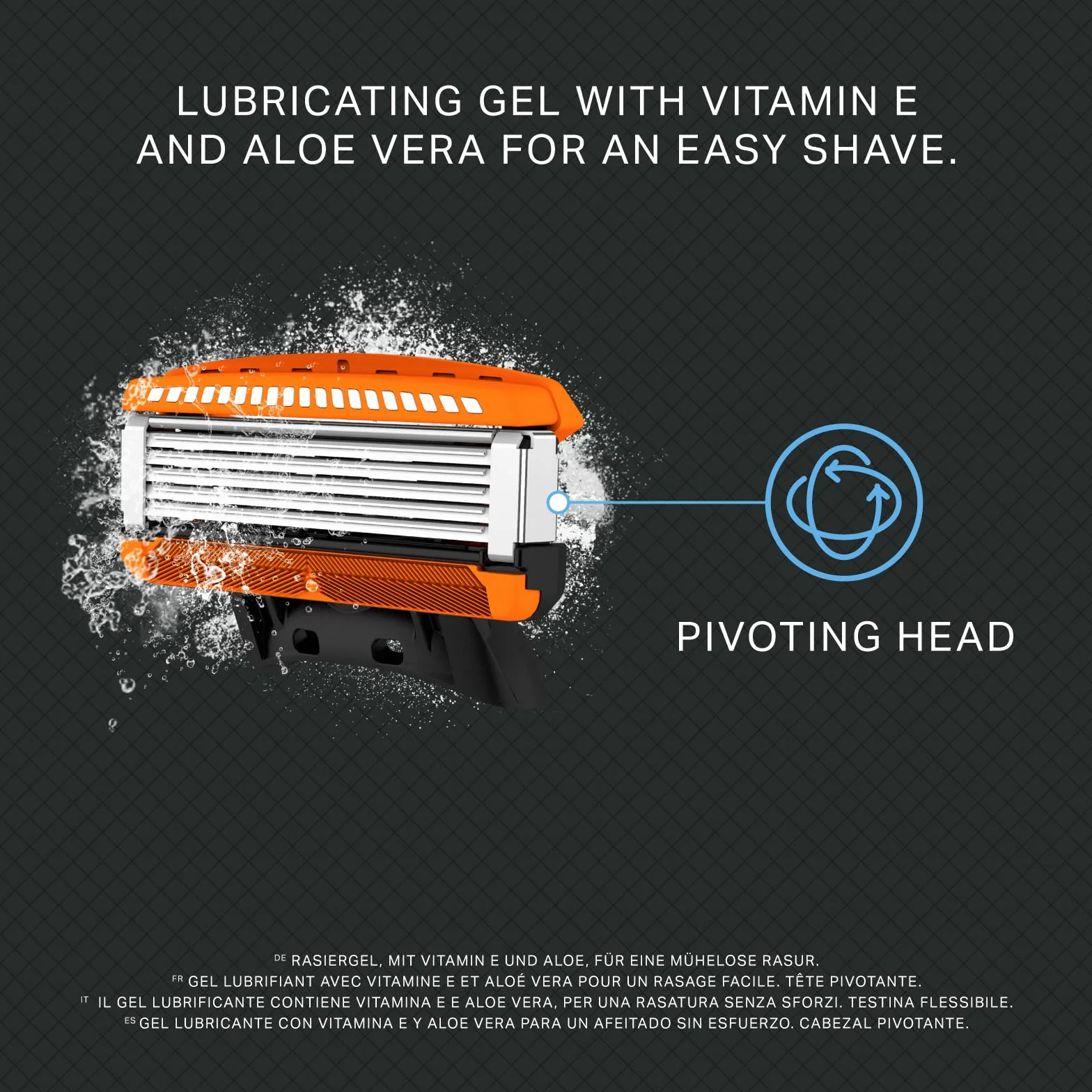 by Amazon uomo (5 lame) ricariche compatibili con qualsiasi manico di rasoio Gillette Fusion5, 12 Unità