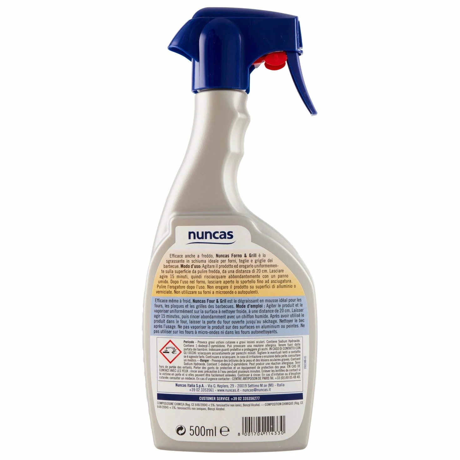 Nuncas Forno & Grill Sgrassante a Freddo 500ml