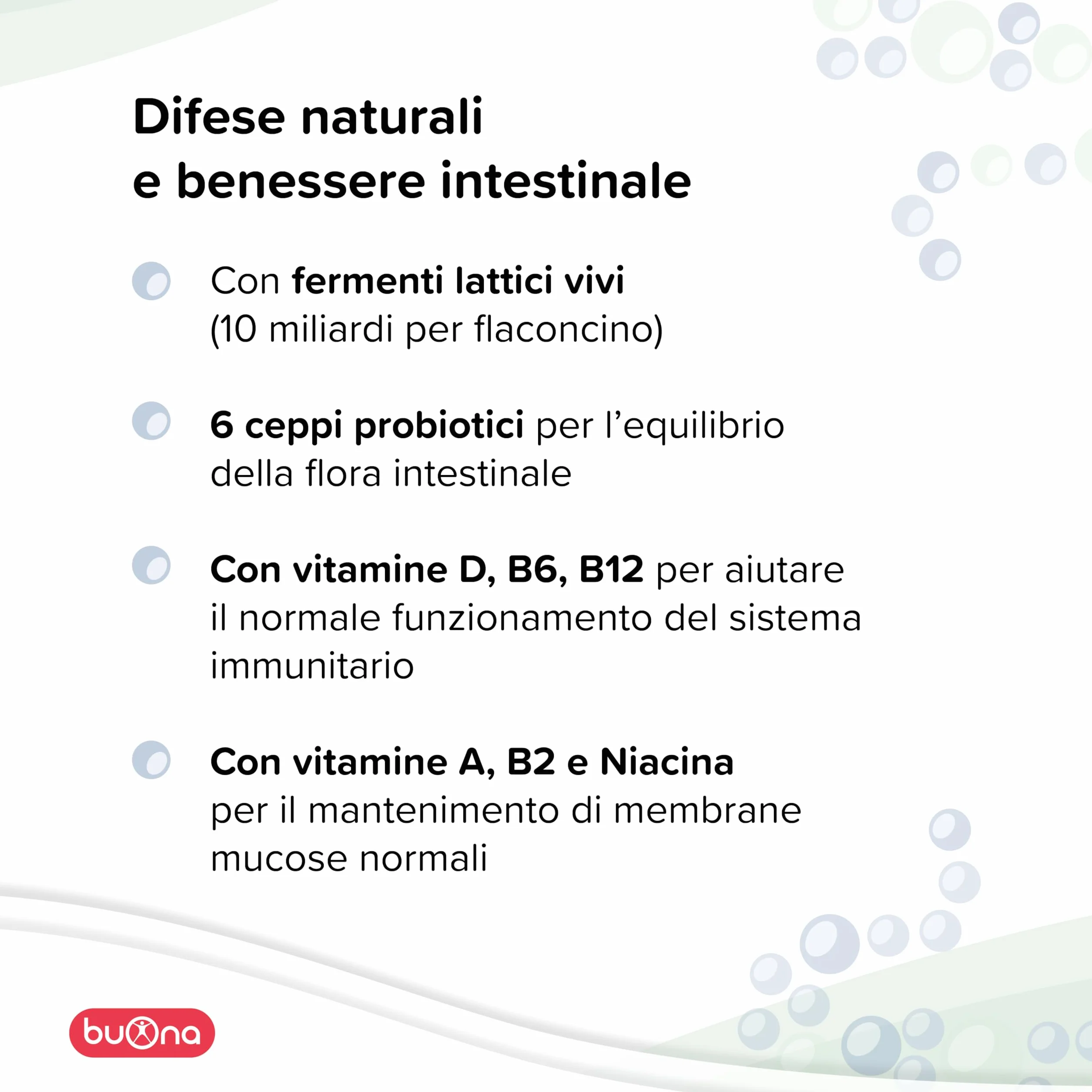 Buona Lactobif Junior 10x10ml Probiotici Bambini con LGG® Integratore Fermenti Lattici