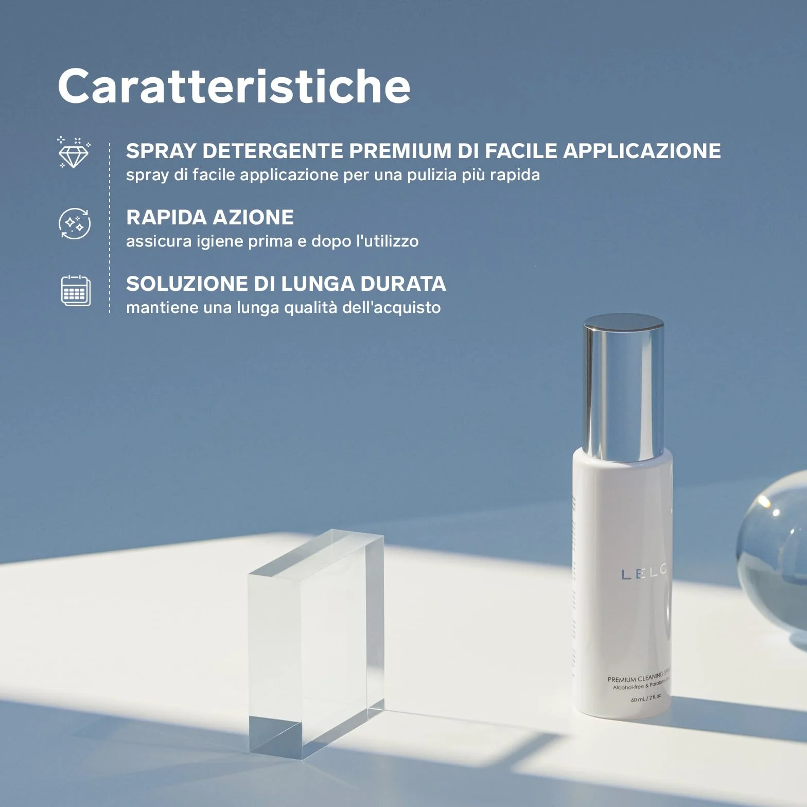 LELO Detergente Spray per Sex Toys 60 ml
