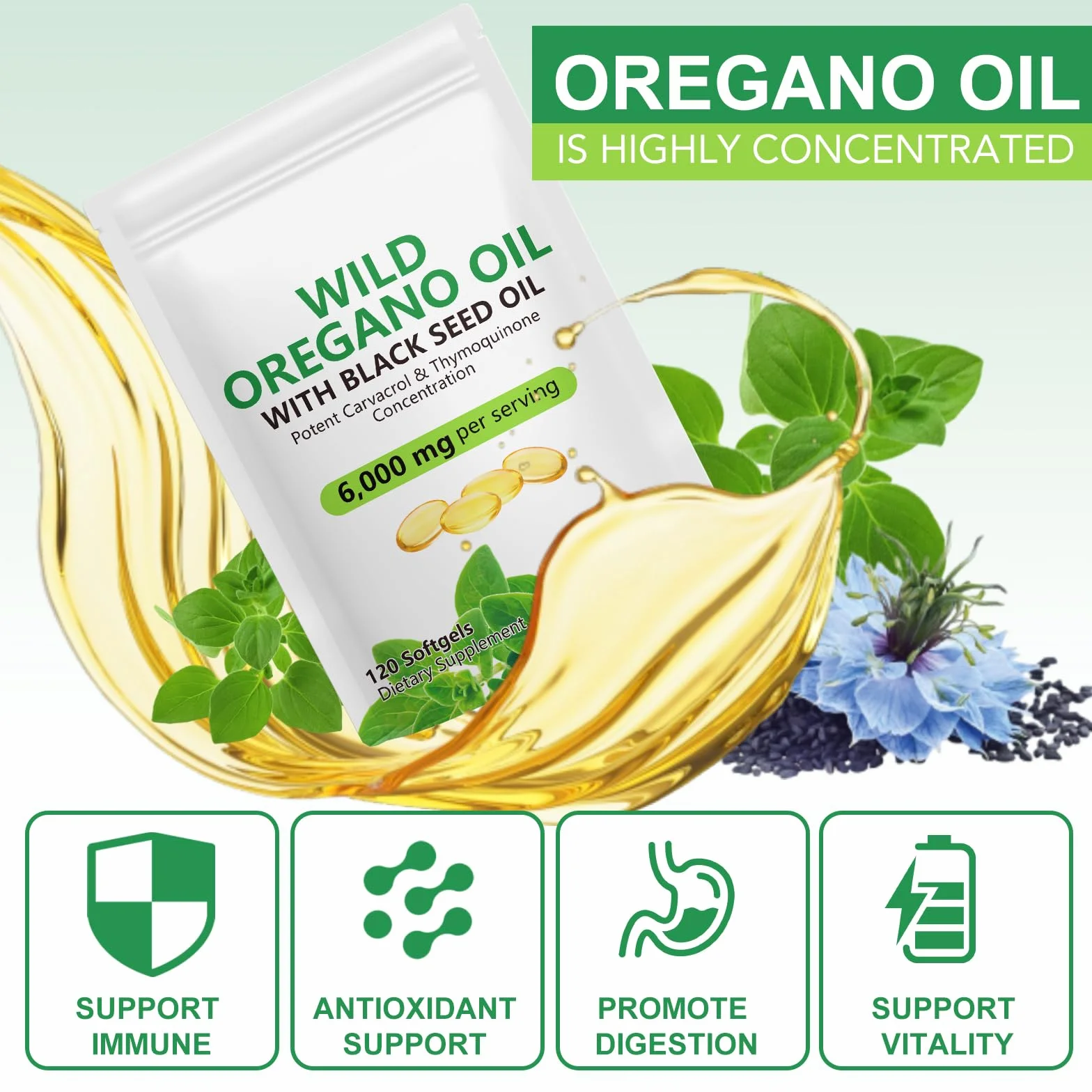 Olio essenziale di origano - Capsule