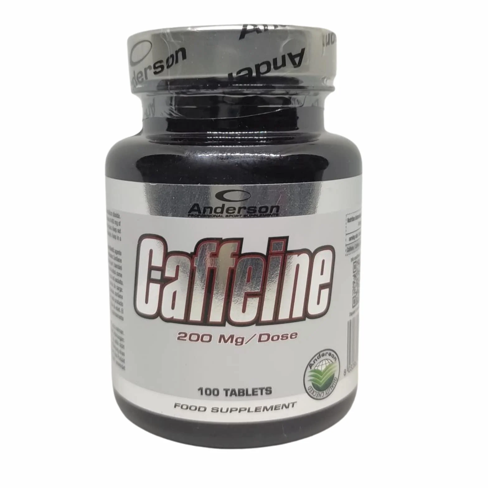 Anderson Integratore Alimentare Caffeine Caffeina 100 Compresse