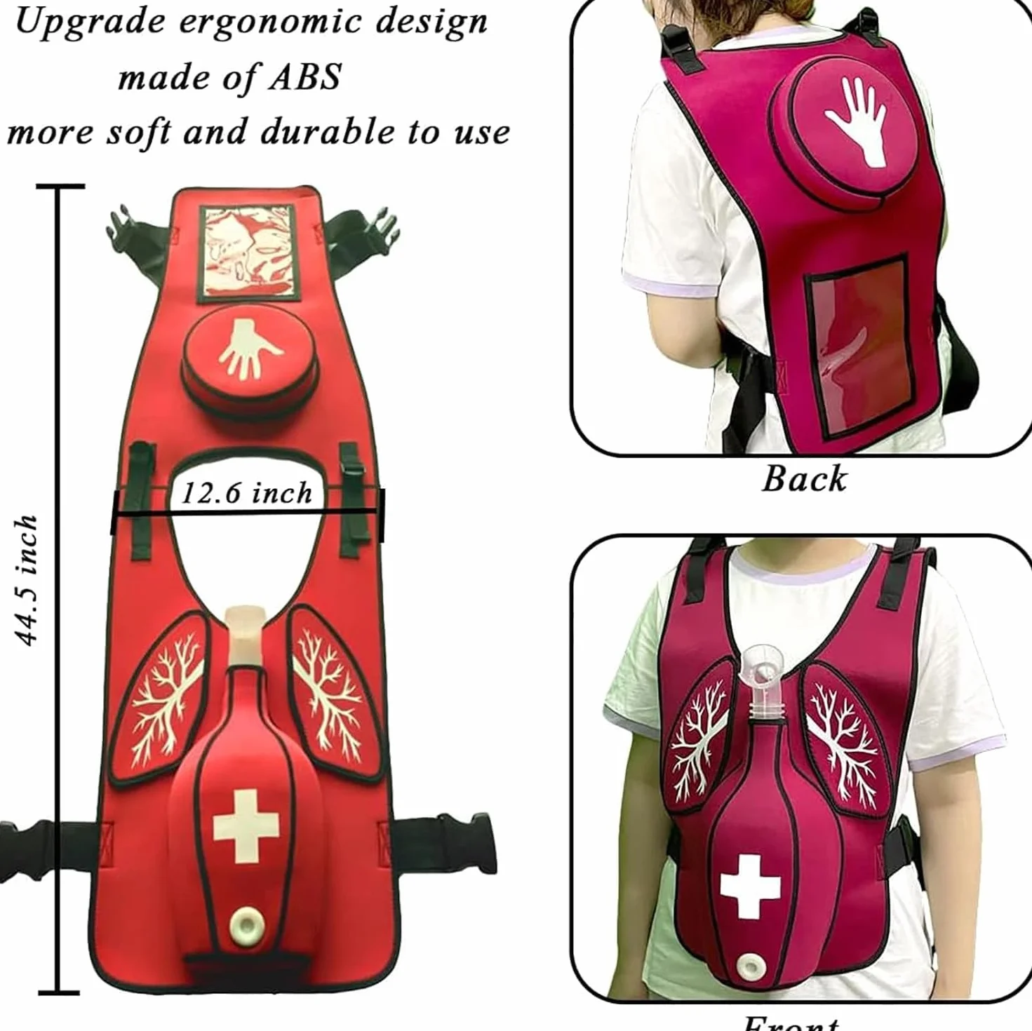 Heimlich Gilet da allenamento anti-soffocamento, strumento di pratica per RCP e primo soccorso