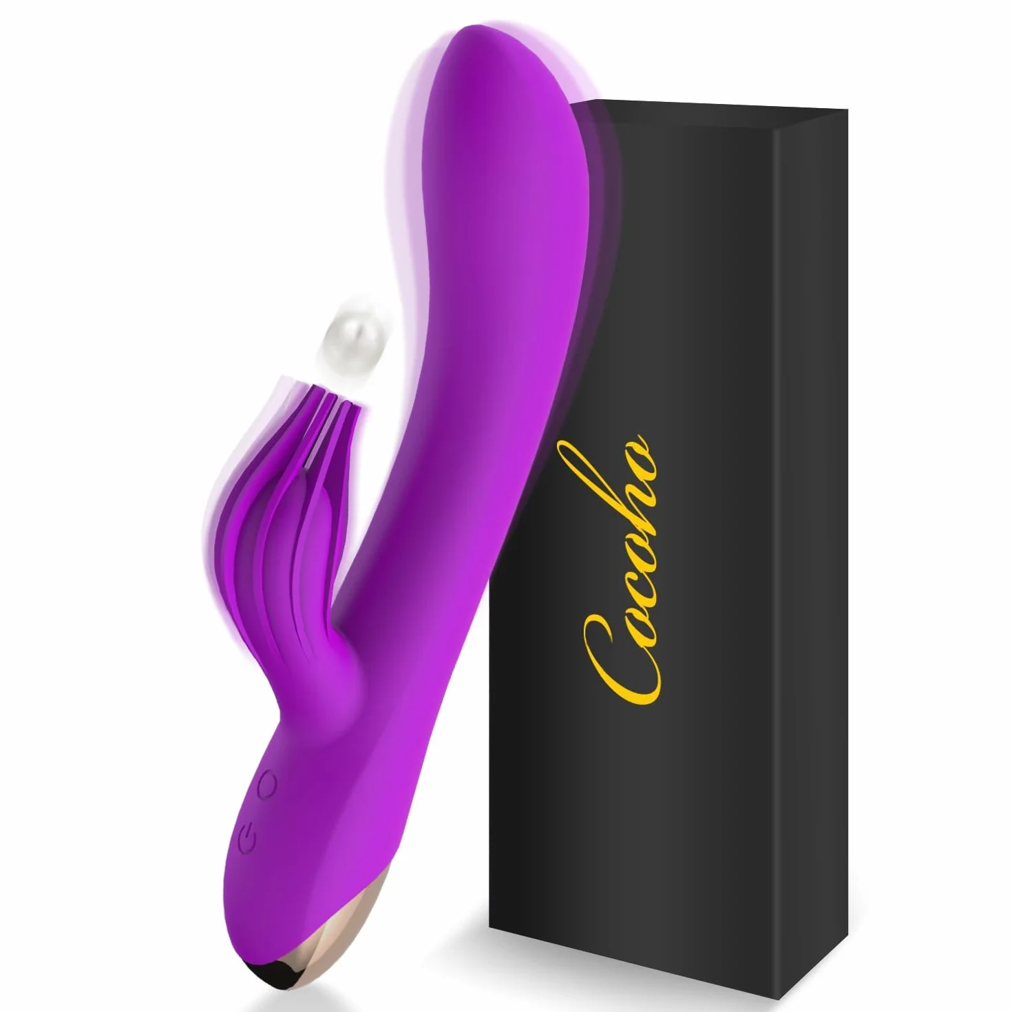 Vibratoreper Donna Professionale Clotoride Grandi Sex Toys 10 Modo Vibratoriper Donne Punto G Squirting Dildo Realistico Vibratore Rabbit Sexytoysys Donna Coppia Uomo Stimolatore per Clitoride(Viola)