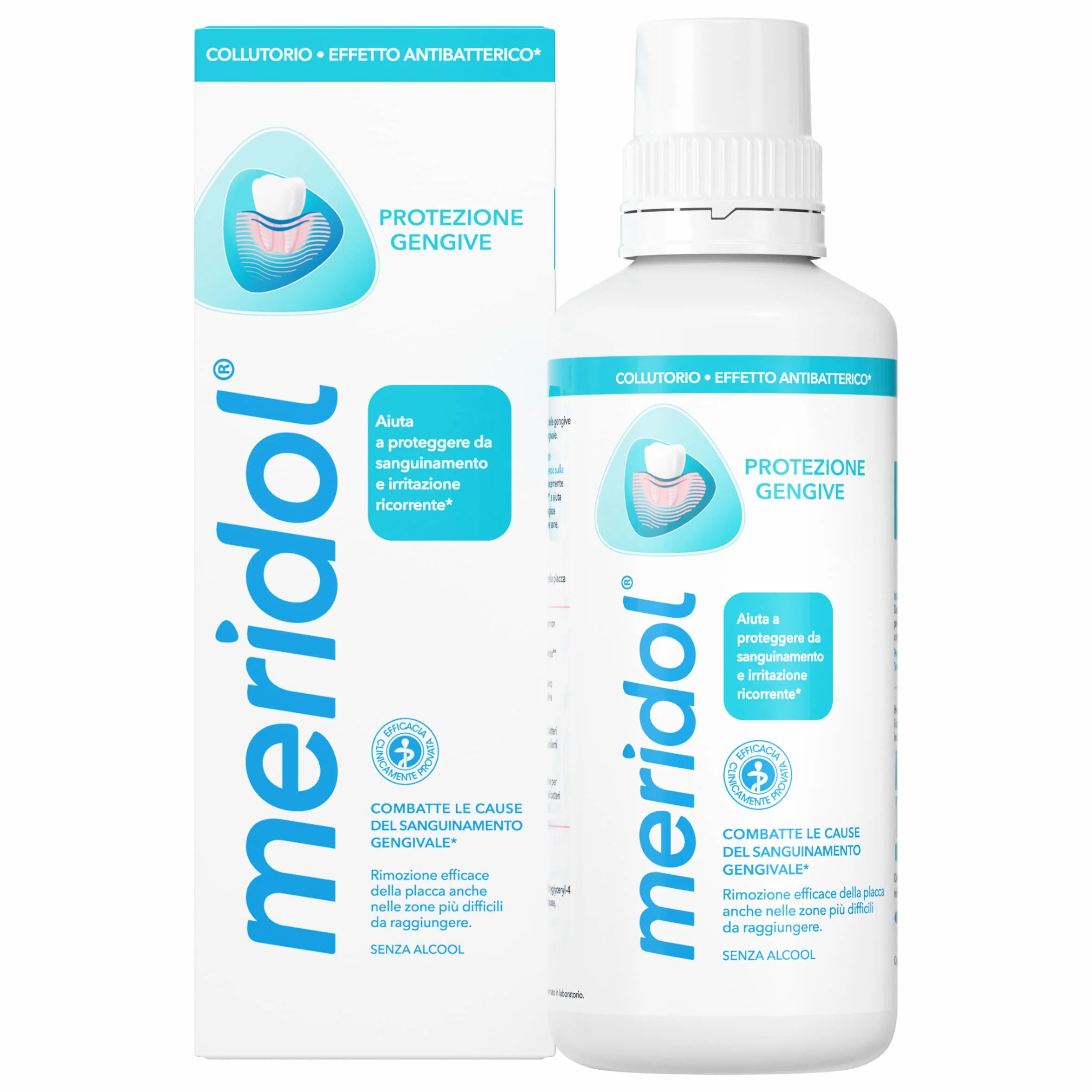 Meridol Collutorio Protezione Gengive 400ml Antibatterico 0% Alcool
