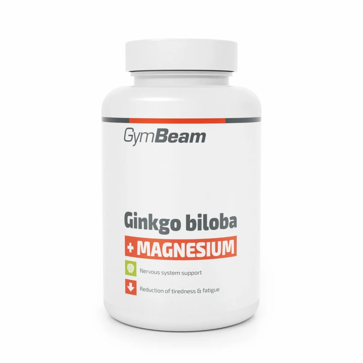 GymBeam Ginkgo Biloba e Magnesio Integratore 90 capsule 60mg Ginkgo Biloba 150mg Magnesio