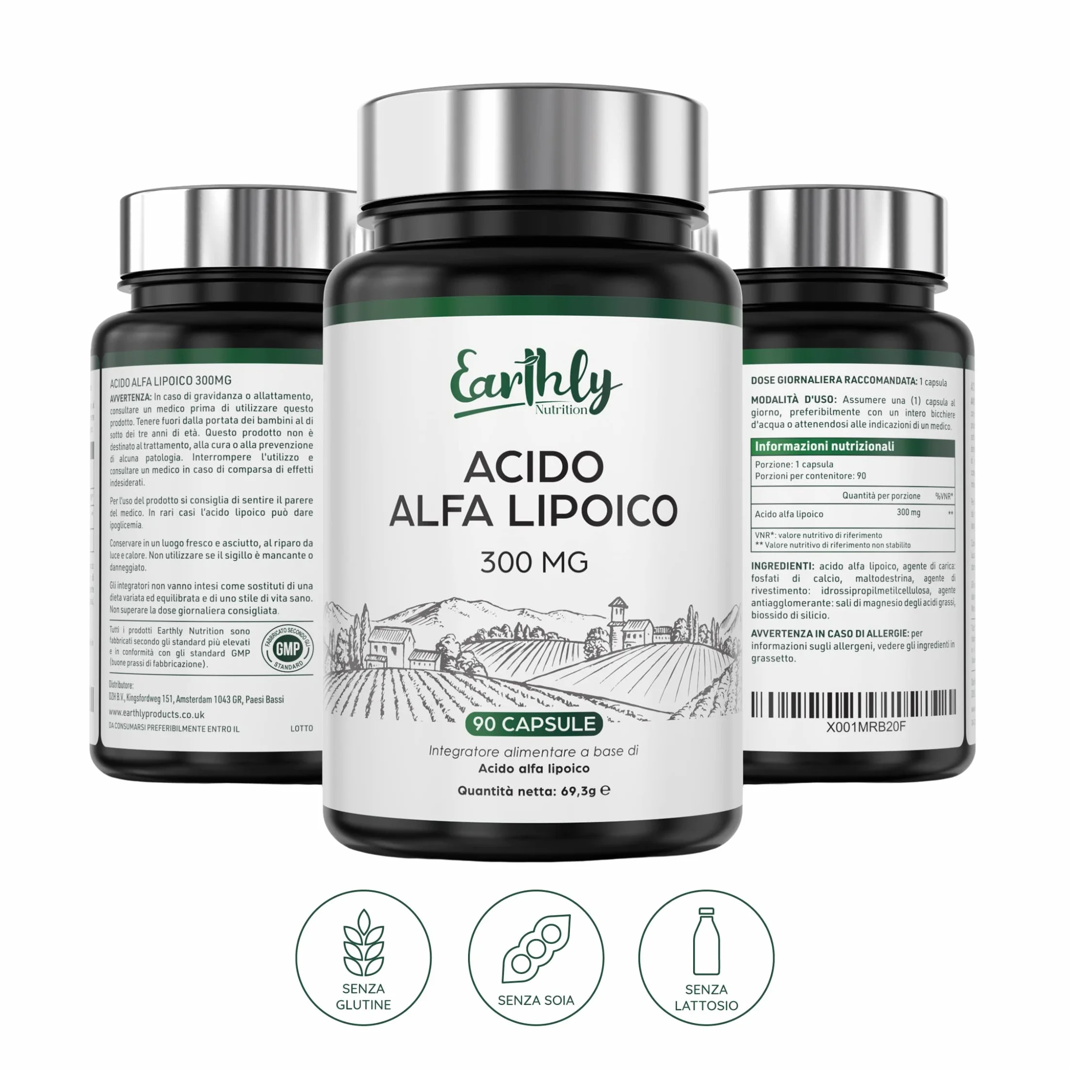 Acido alfa lipoico ALA 90 capsule vegane extra forti