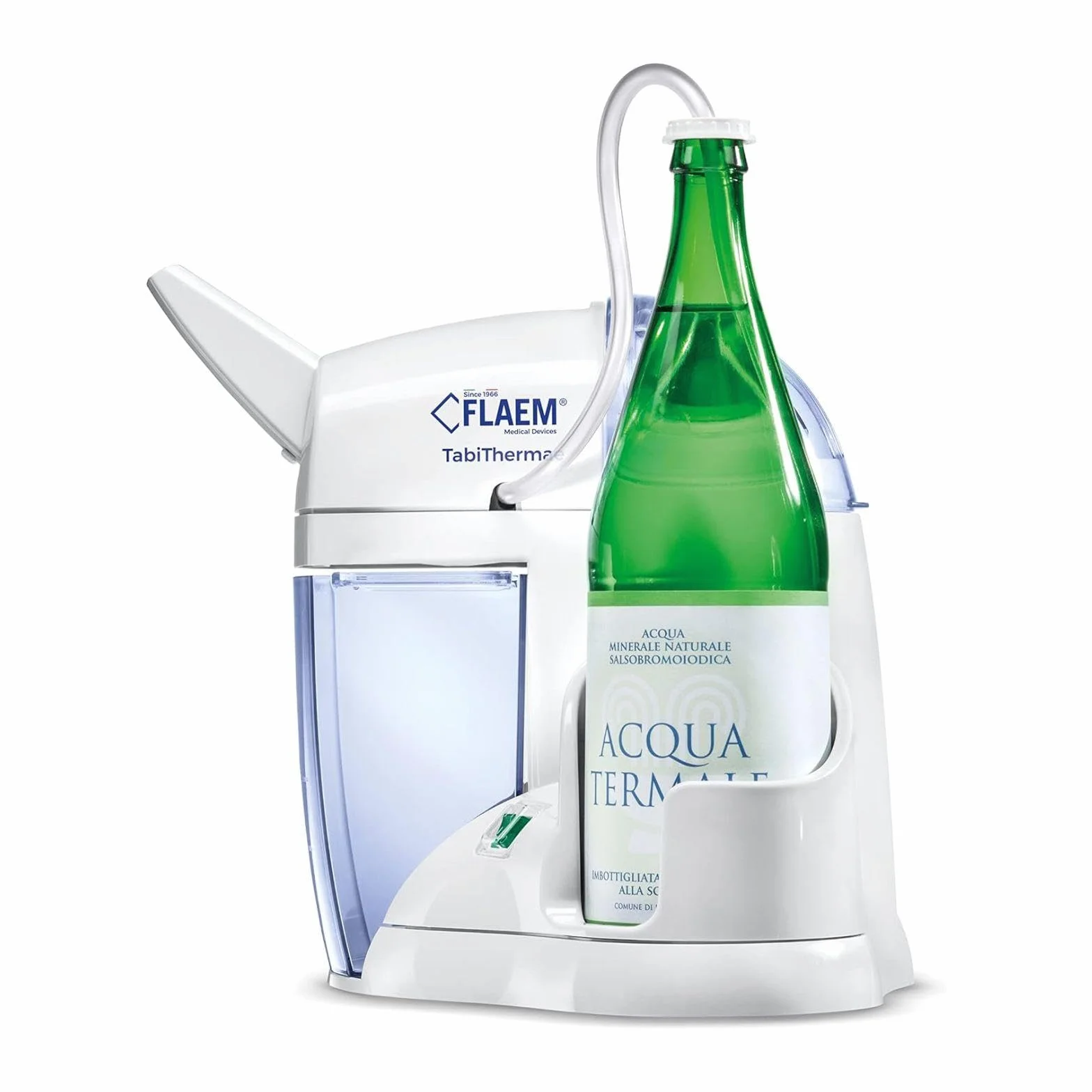 Flaem Tabi Thermae Inalatore Termale Domestico Compatto Certificato per Inalazioni Termali Trattamento Vie Respiratorie Made in Italy