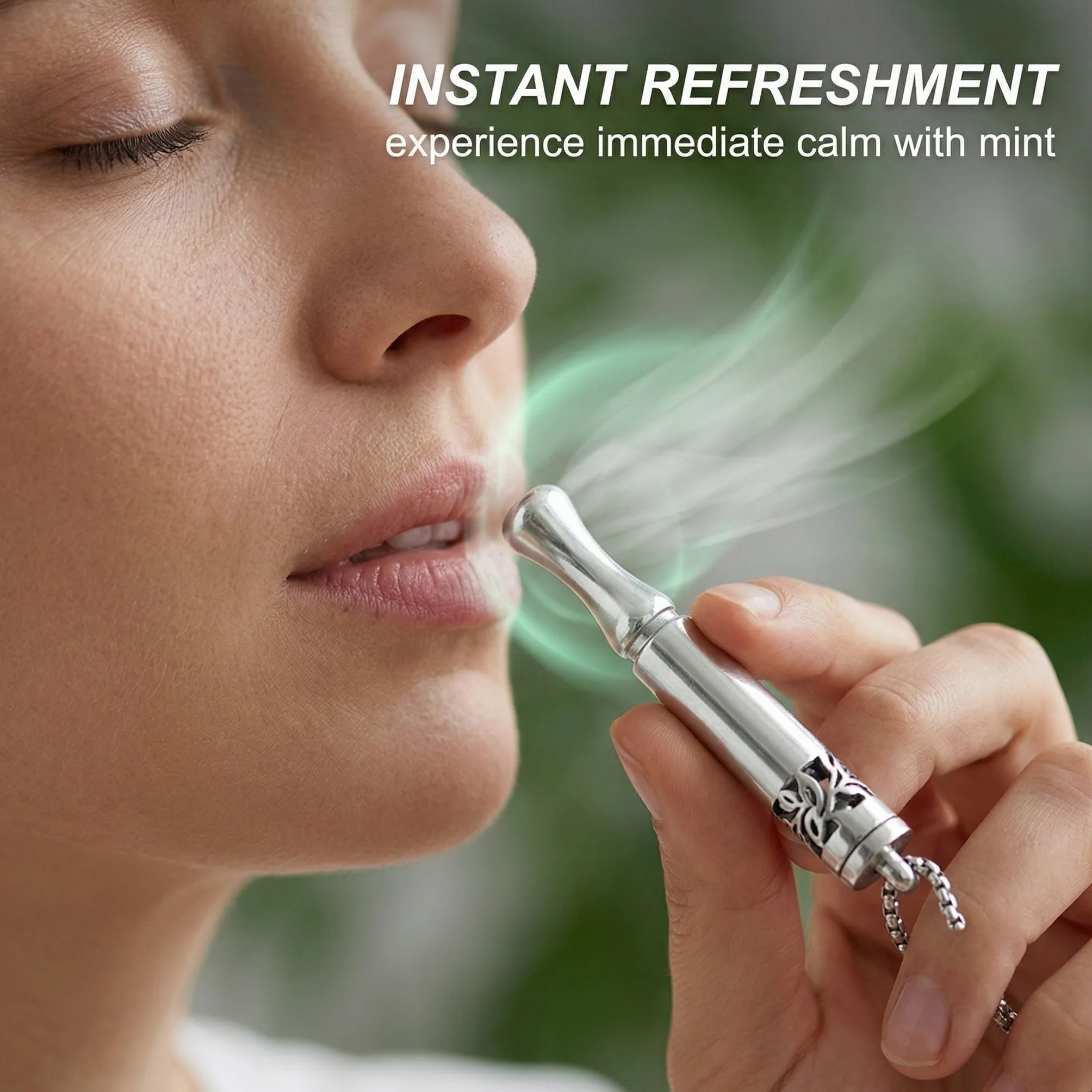 Inalatore Collana 1 Pezzo 9 Ricambi Cotone Filtri Bianchi Oli Essenziali Compatibili Diffusori Personali