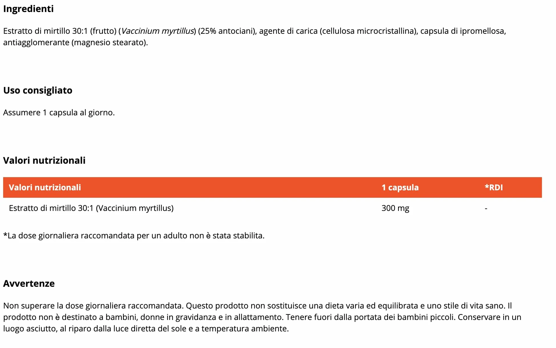 GymBeam Integratore a base di Mirtillo 60 cps, Estratto Funzionale di Mirtillo, Ricco di Composti Bioattivi, Utile per Sistema Cardiovascolare, Occhi e Articolazioni, in Capsule Vegane